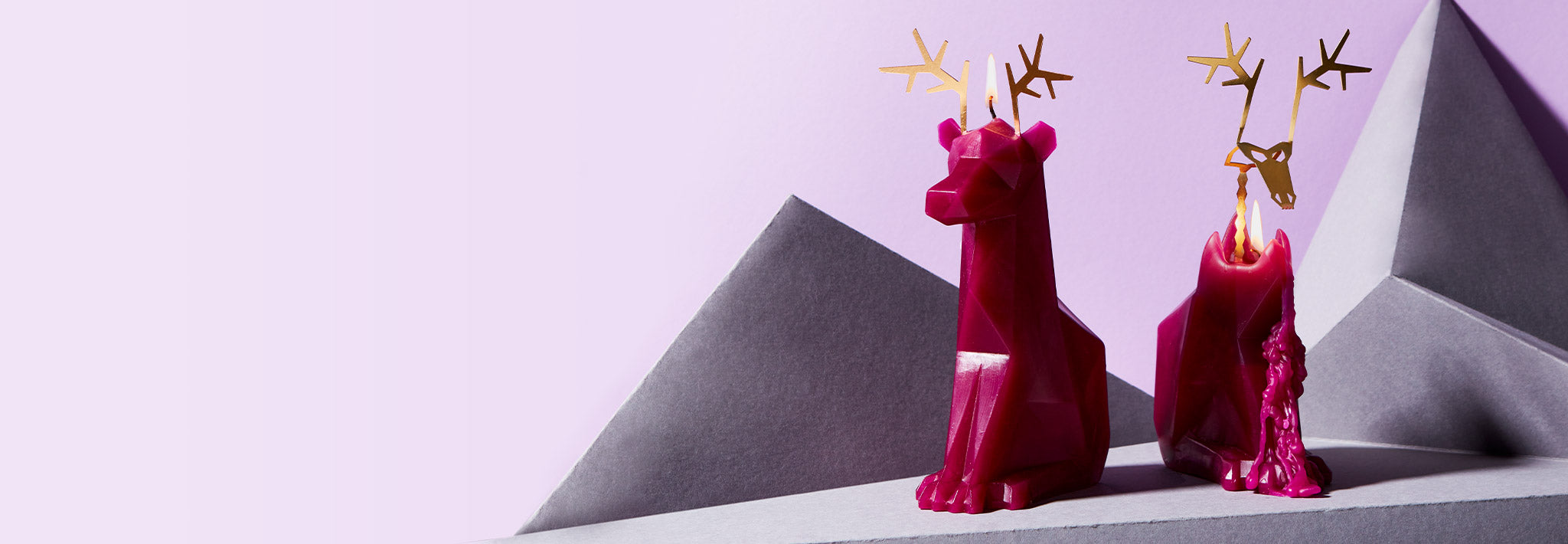 Dýri - Reindeer Skeleton Candle