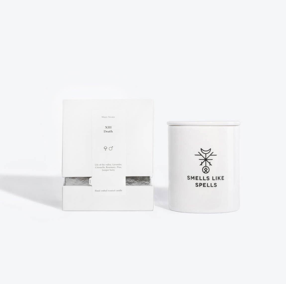 Tarot - Death | Scented Soywax Candle in a Porcelain Jar