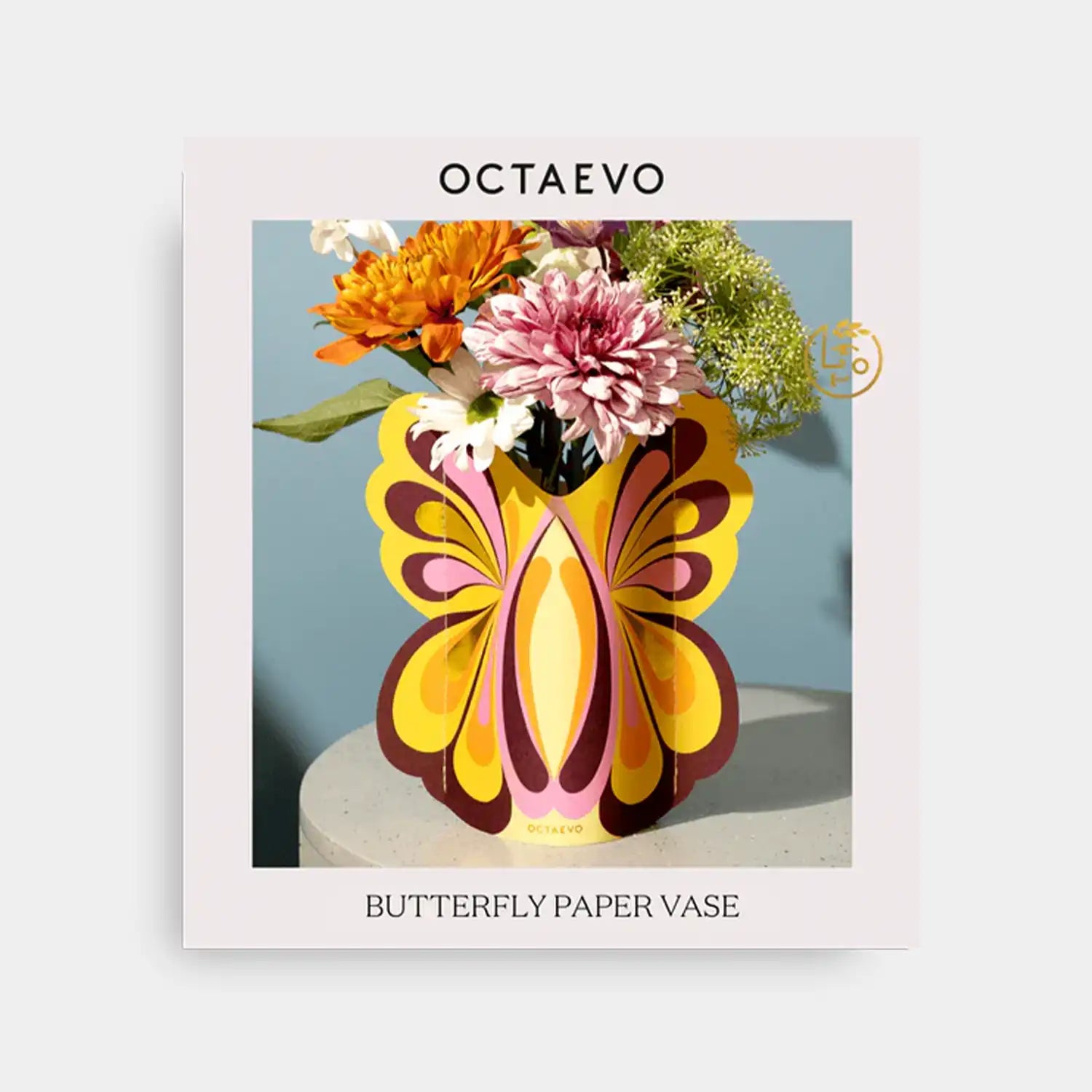 Octaevo Mini Paper Vase Butterfly