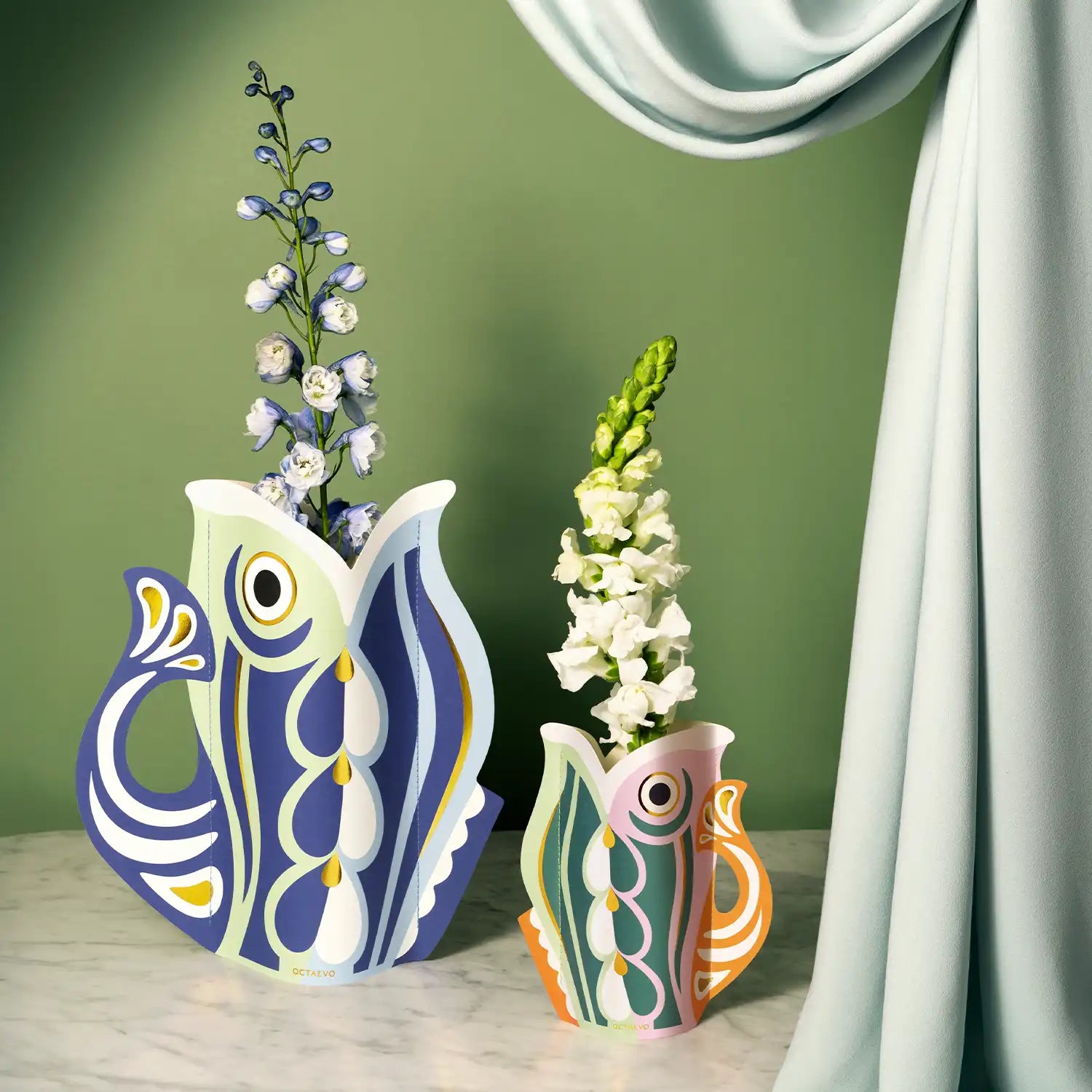 Octaevo Mini Paper Vase Fish