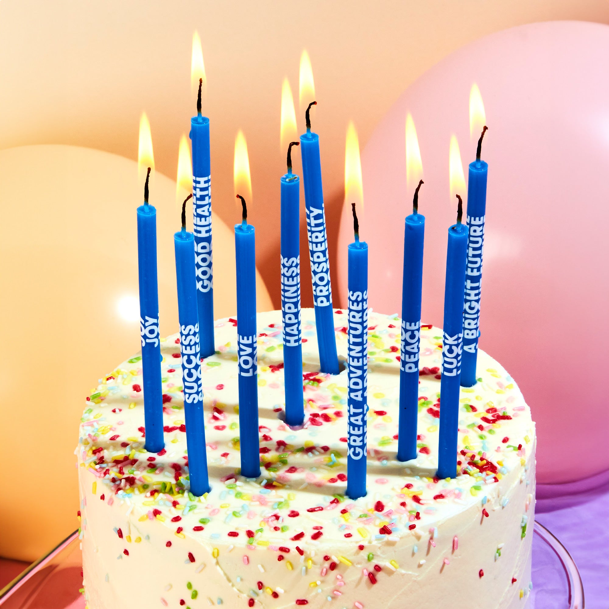 Wishing You: Birthday Candles - Blue
