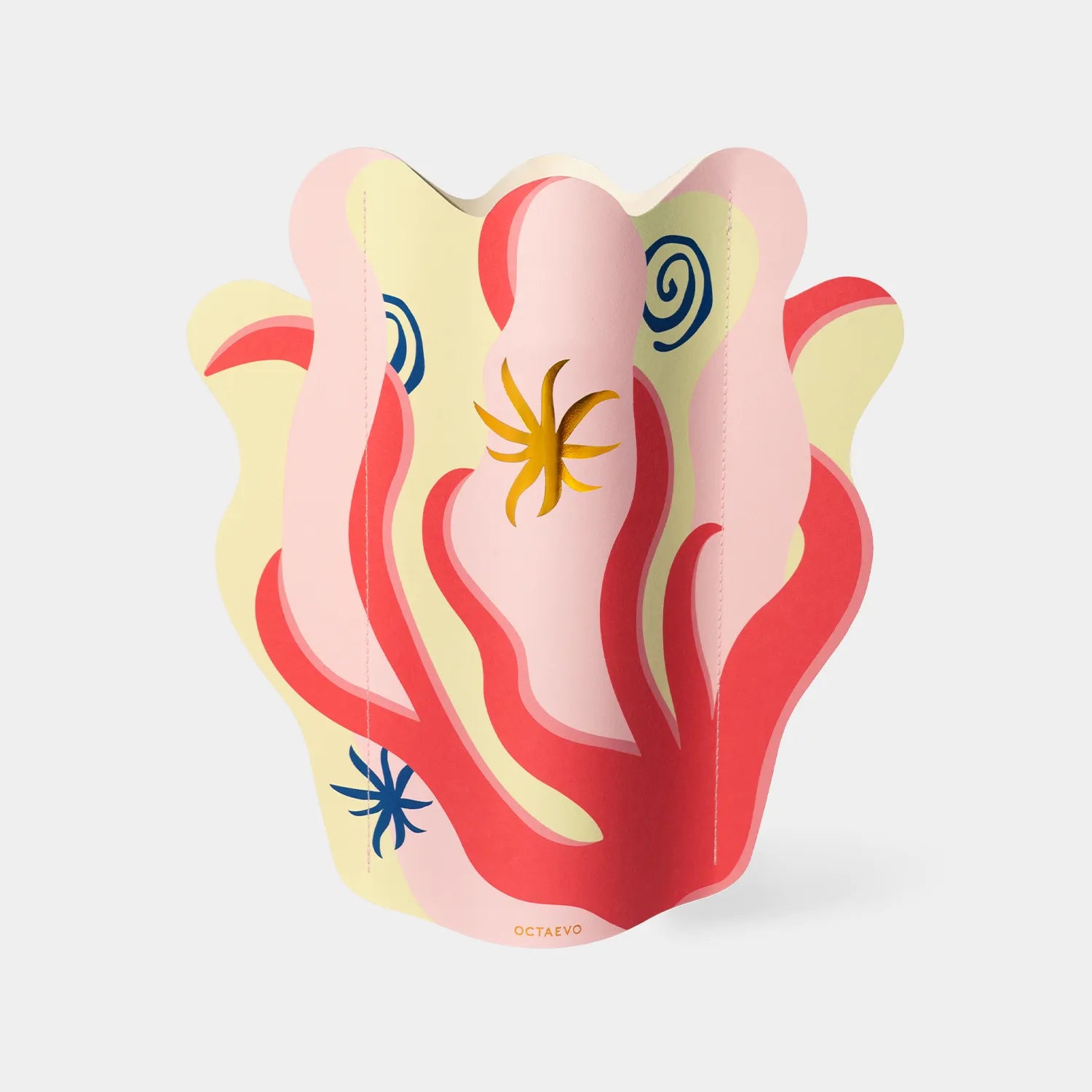 Octaevo Paper Vase Amalfi Red