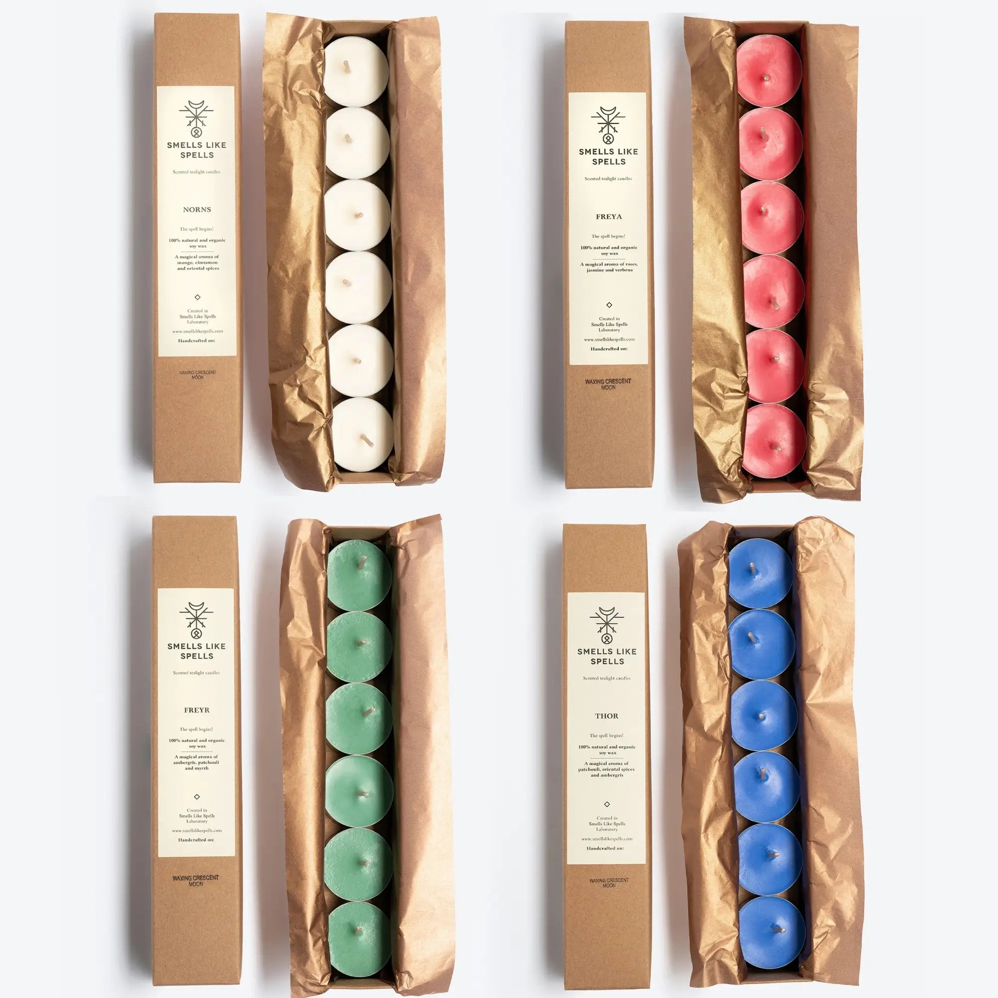 Soy wax Tealight candles - Mixed Bundle | Energizing scents