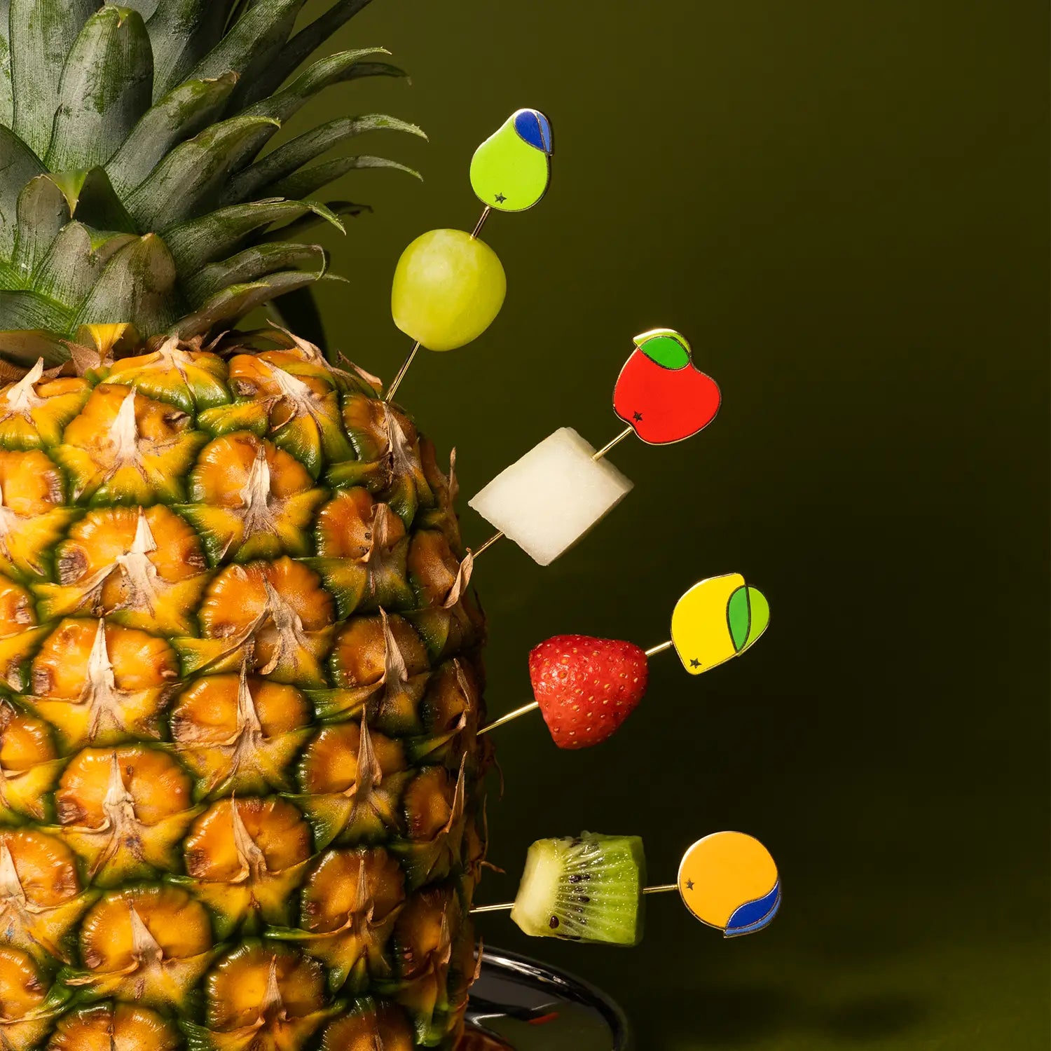 Octaevo Cocktail Picks - Tutti Frutti (Set of 4)