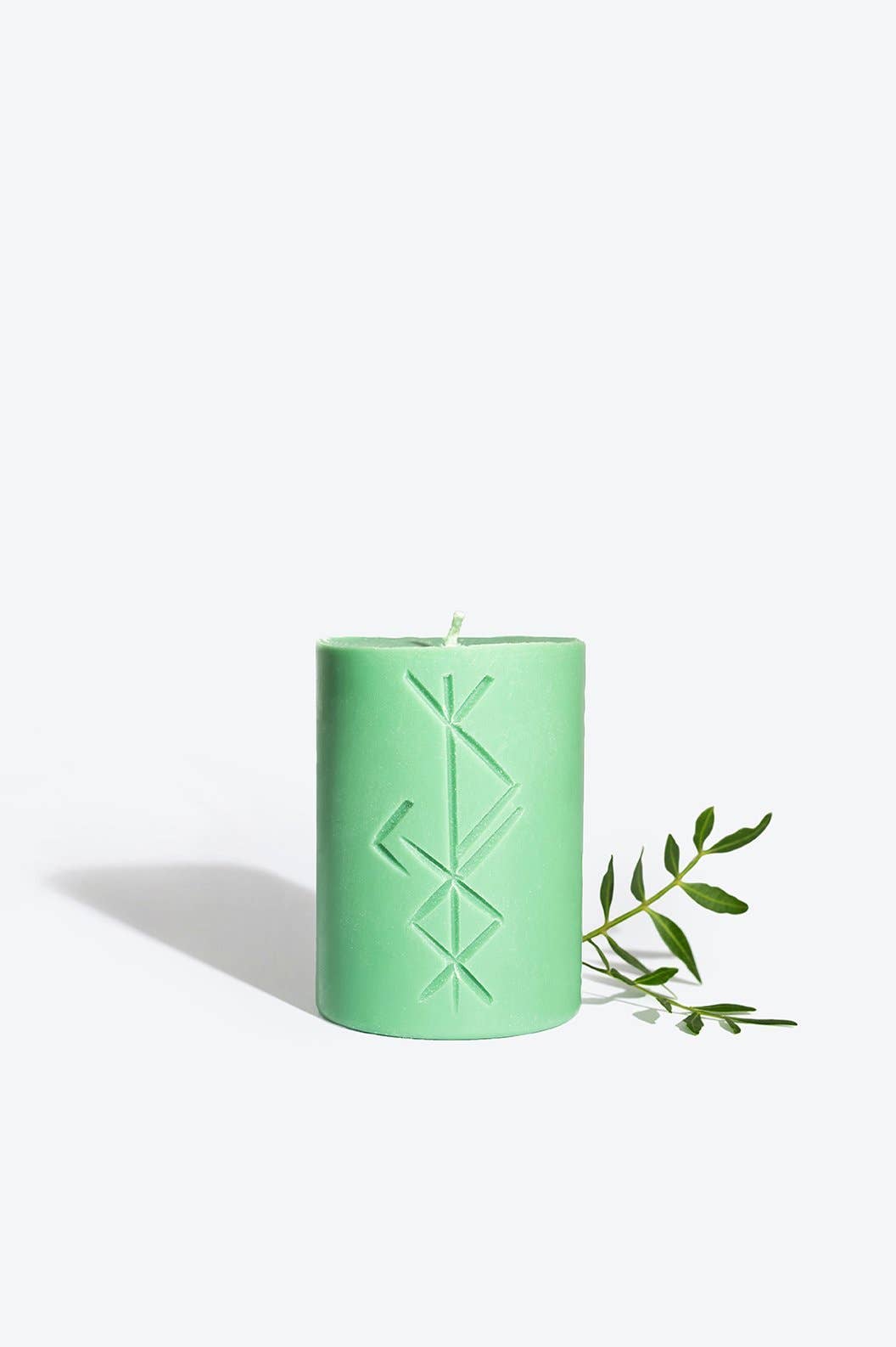 Freyr | Rune Pillar Candle | Norse Magic | Wealth
