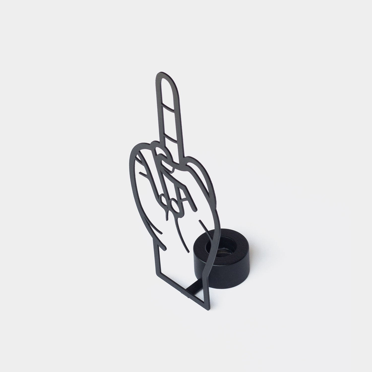 CandleHand Taper Candle Holder - F*ck You
