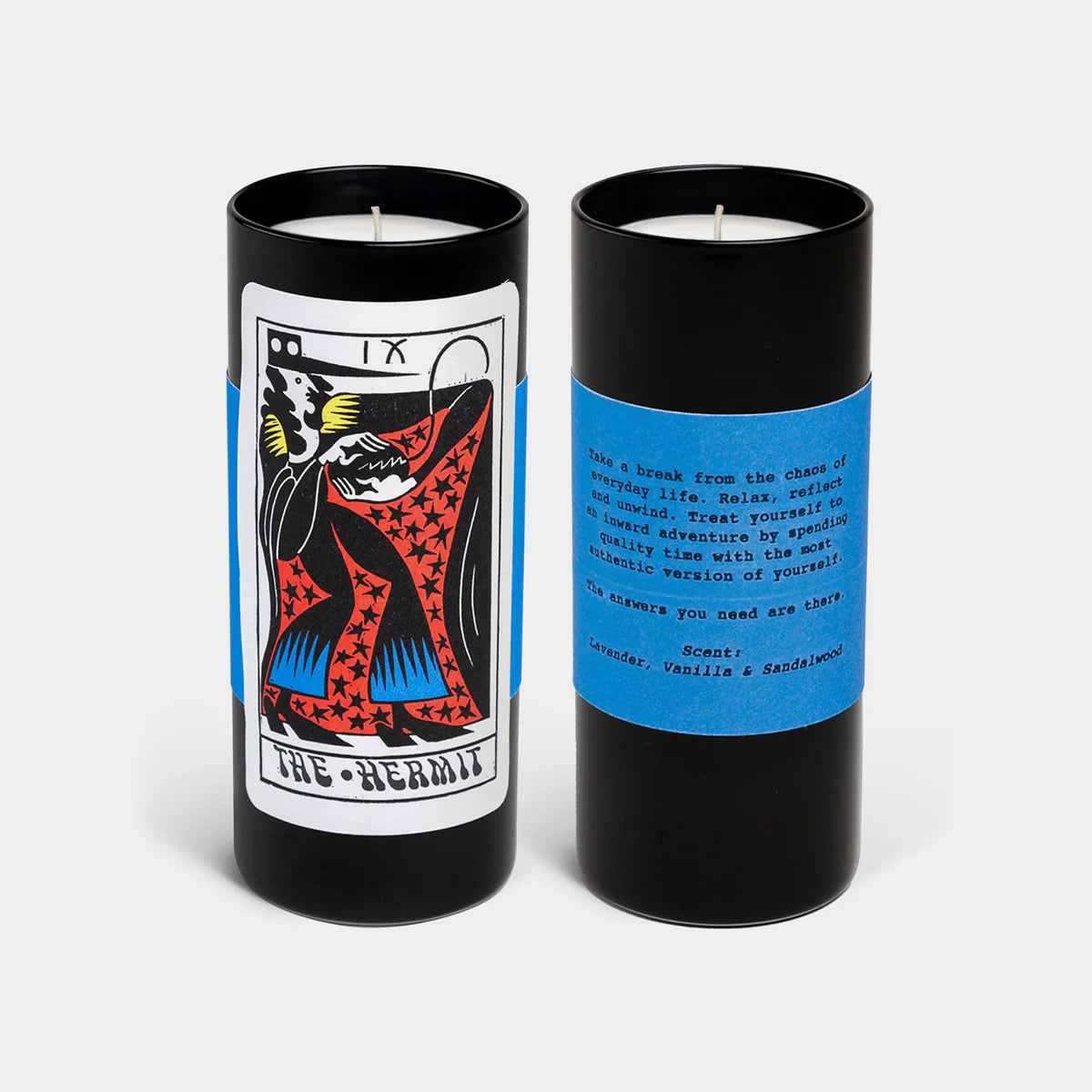 Tarot Candle Duo: The Hermit and The Fool
