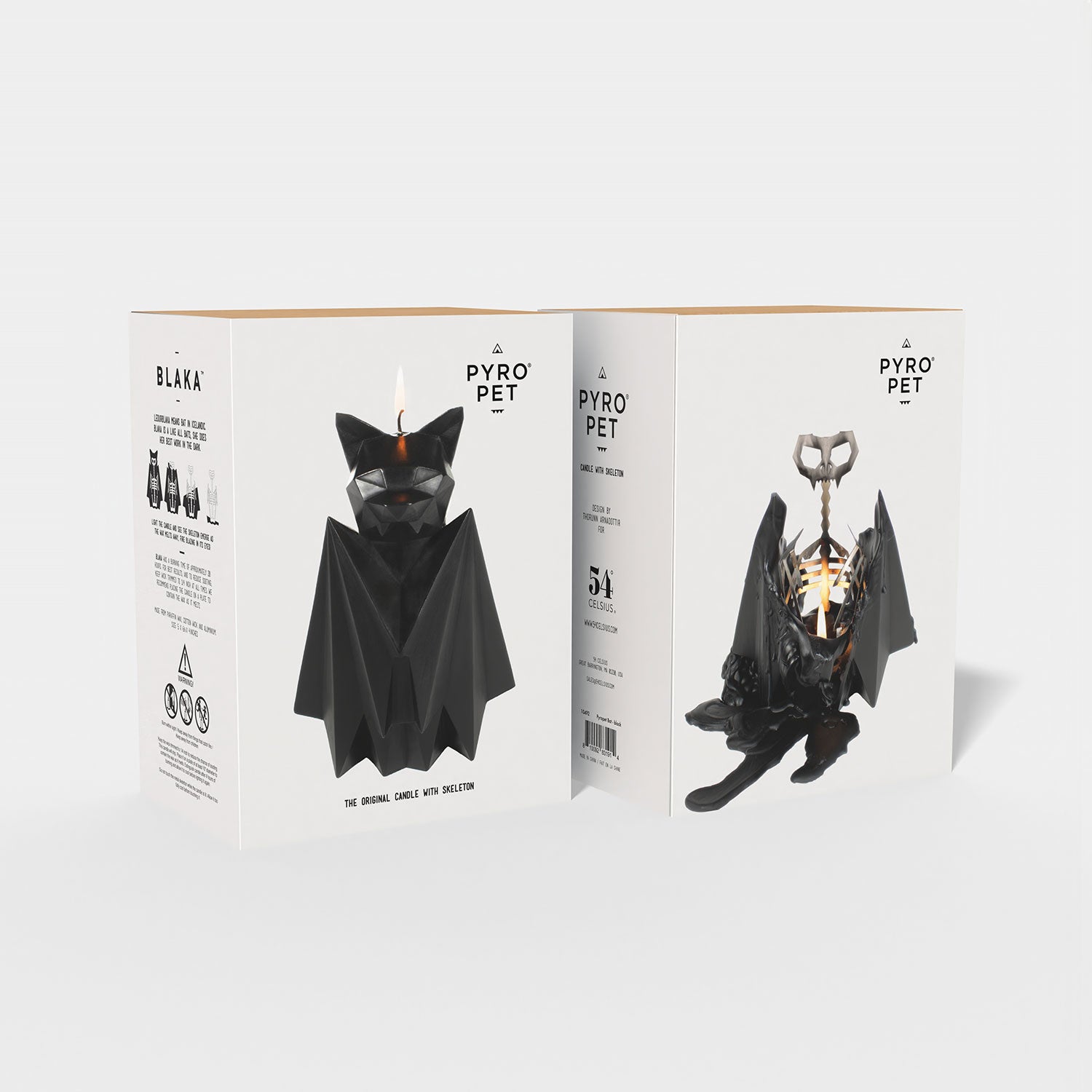 PyroPet Blaka Bat Candle - Black
