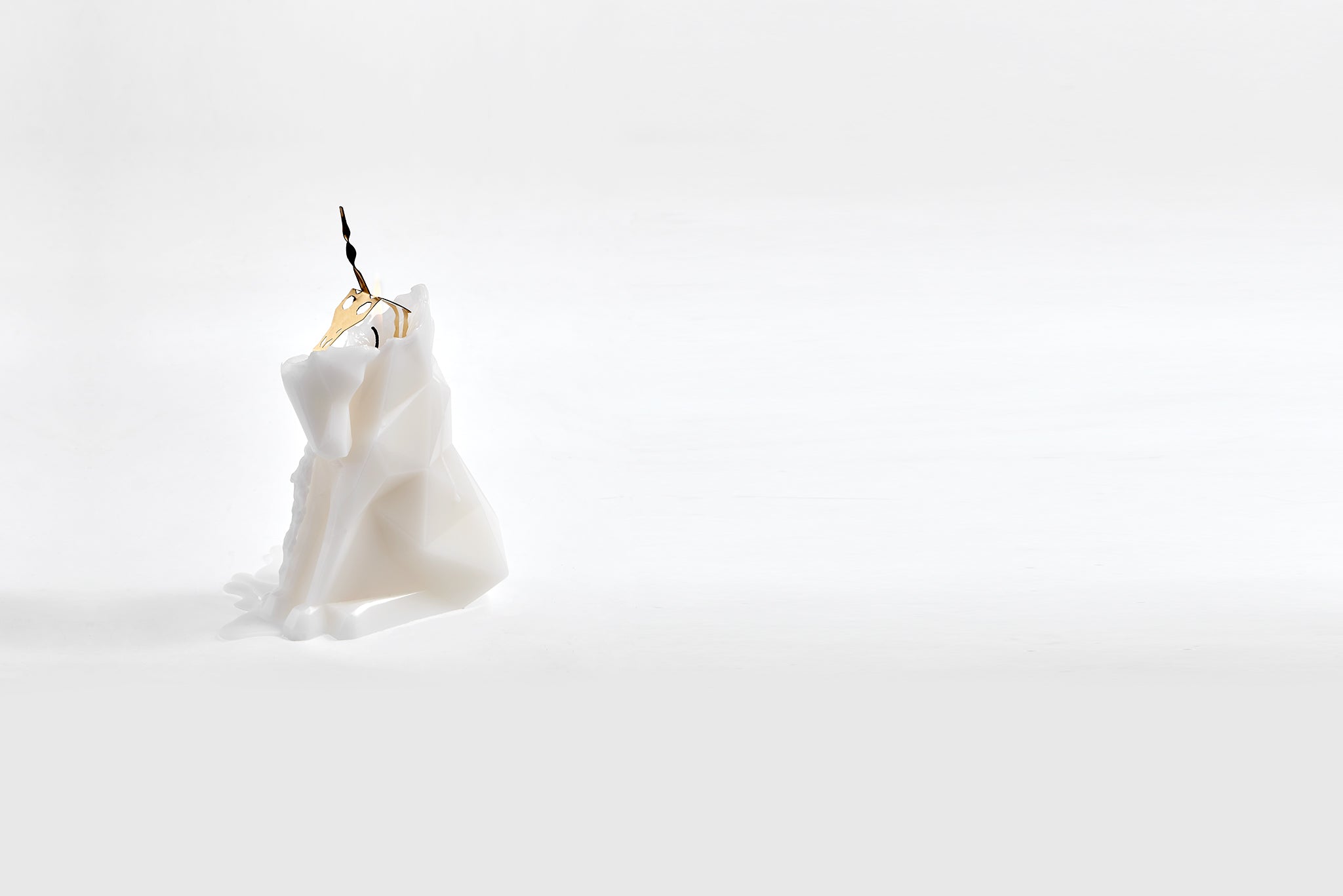 PyroPet Einar Unicorn Candle - White (Scented)