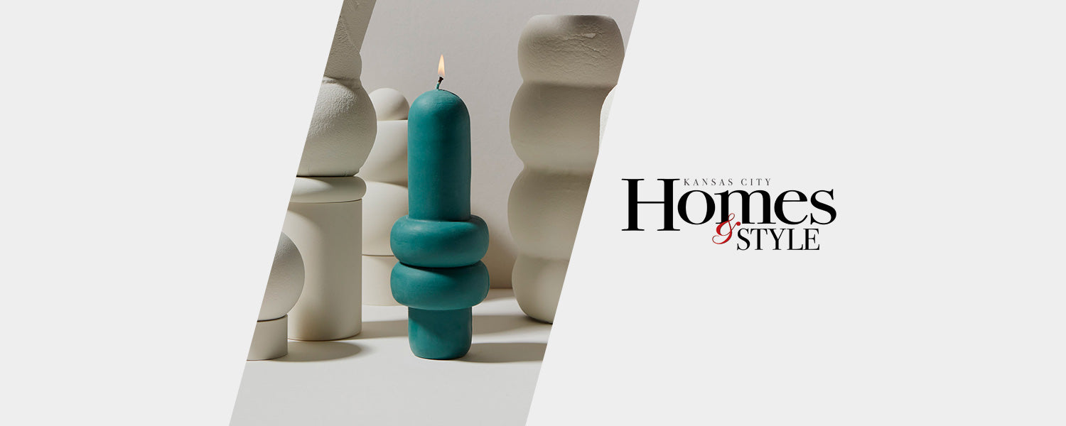 Our Spindle Candles featured in Kansas City Homes & Style Magazine!