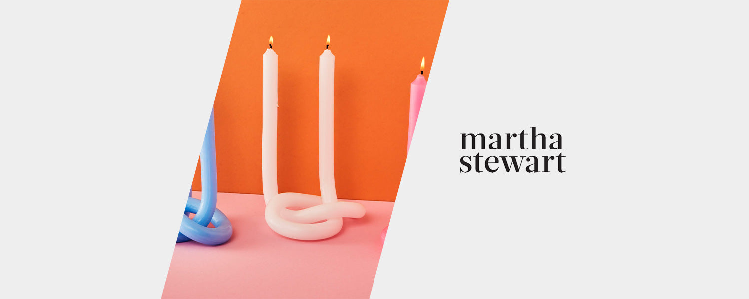 Our Knot Candles have been featured on MarthaStewart.com!