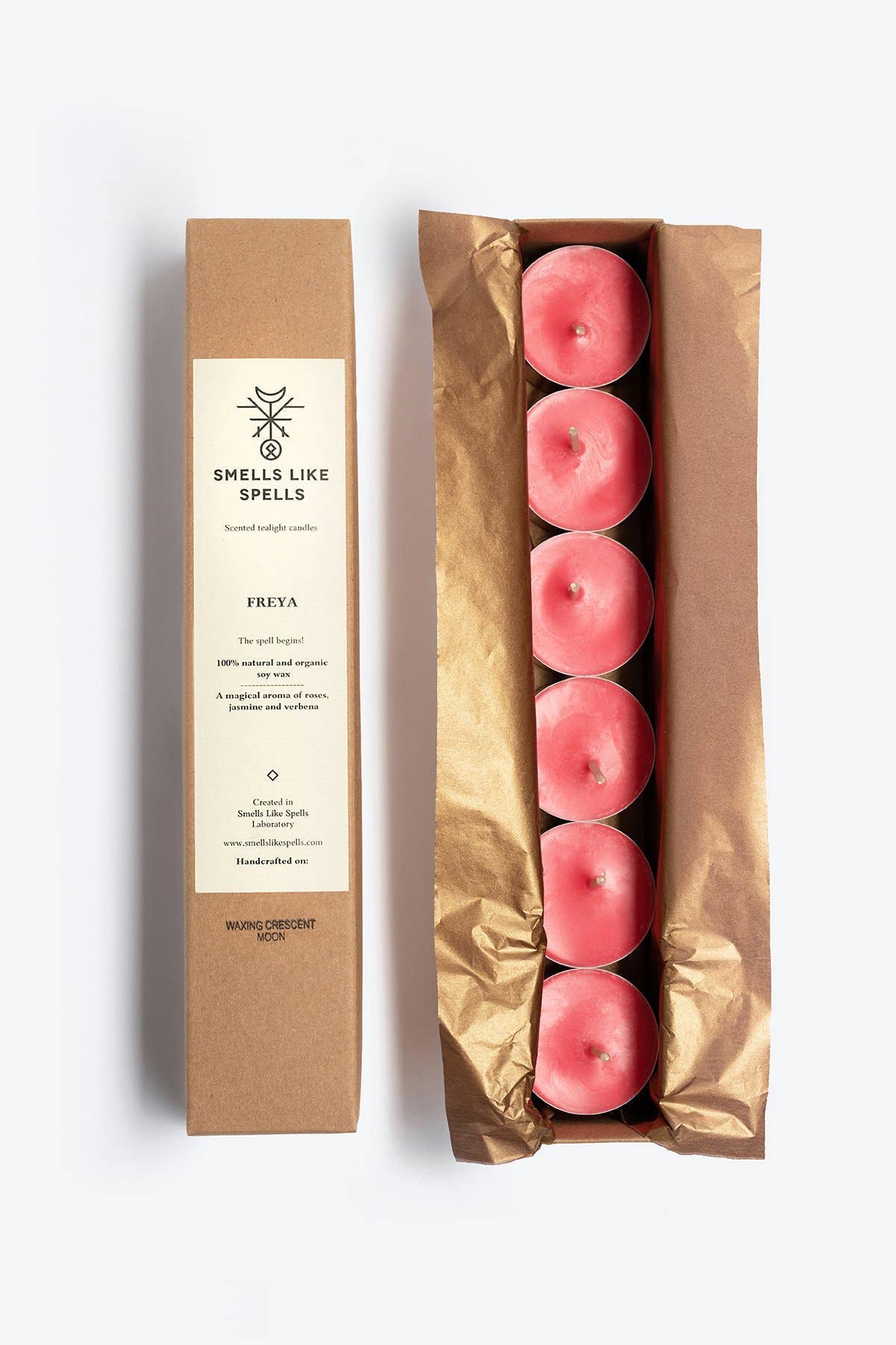Aromatherapy Tealight Candle · Norse God Freya · Love Spell