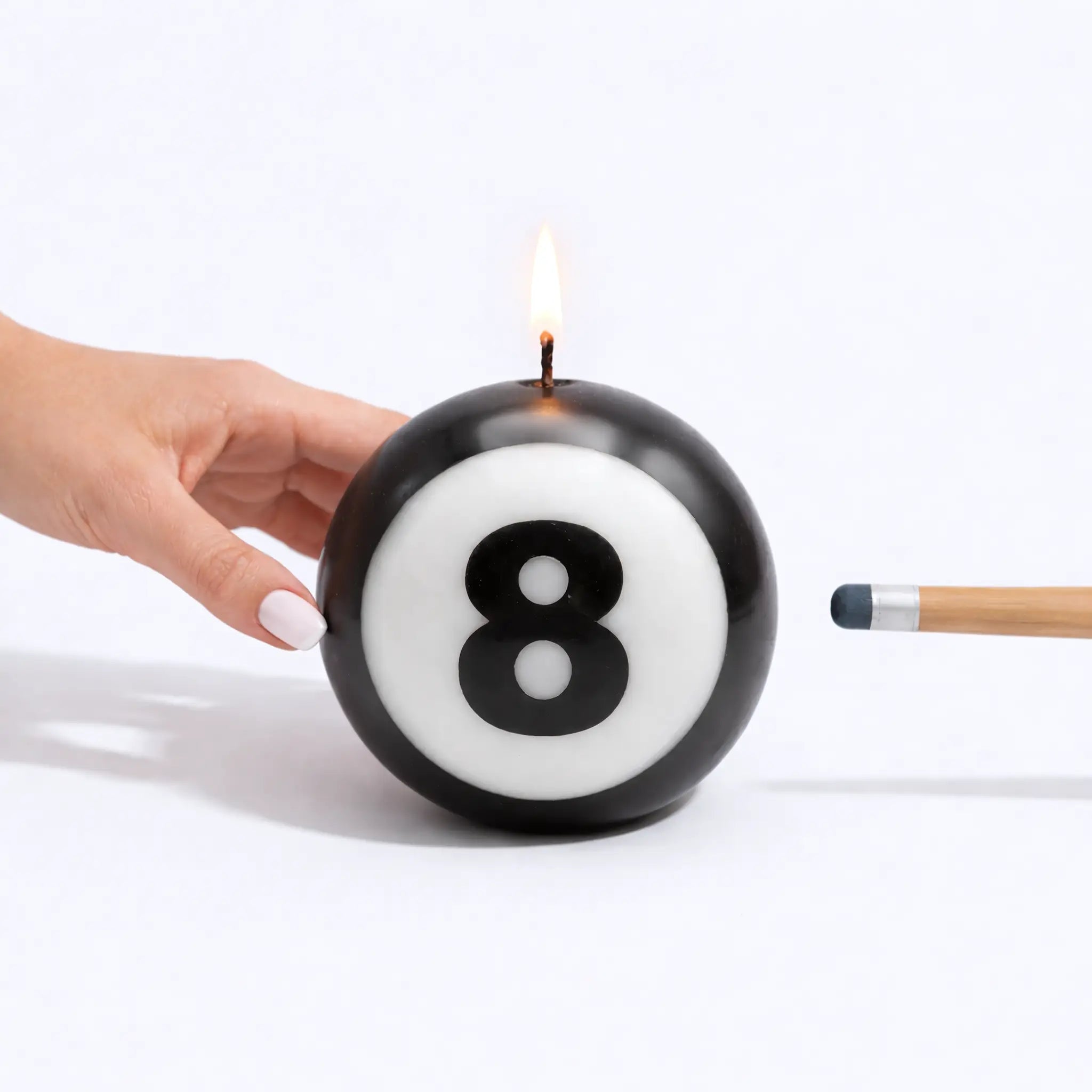 Classic 8-Ball Candle