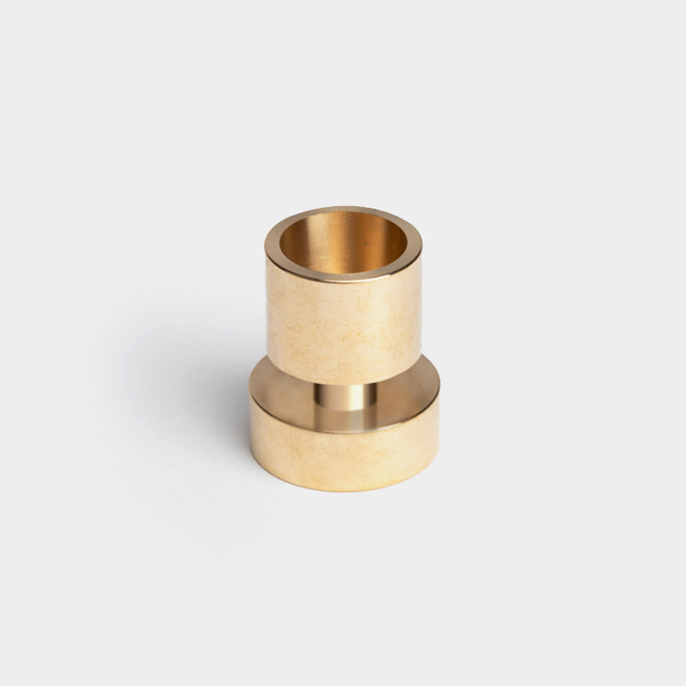 Wiggle Orange (2 pack) + Brass Taper Candle Holder