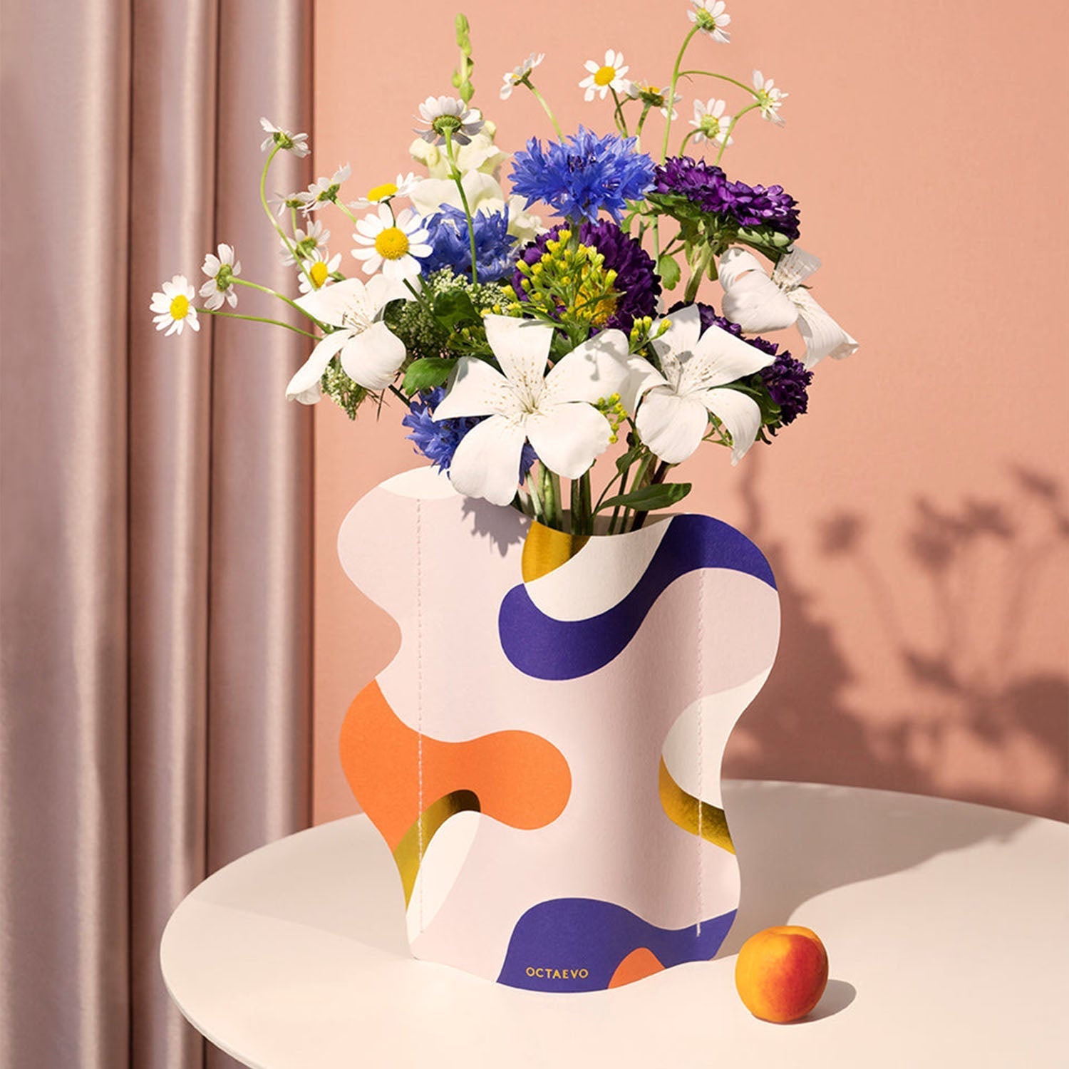 Gaia Mini Paper Vase by OCTAEVO