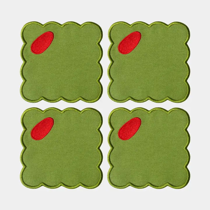 Octaevo Olive Coaster (Set of 4)