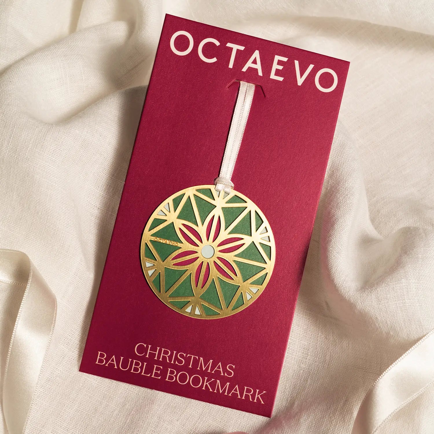 OCTAEVO Bookmark - Christmas Bauble 1