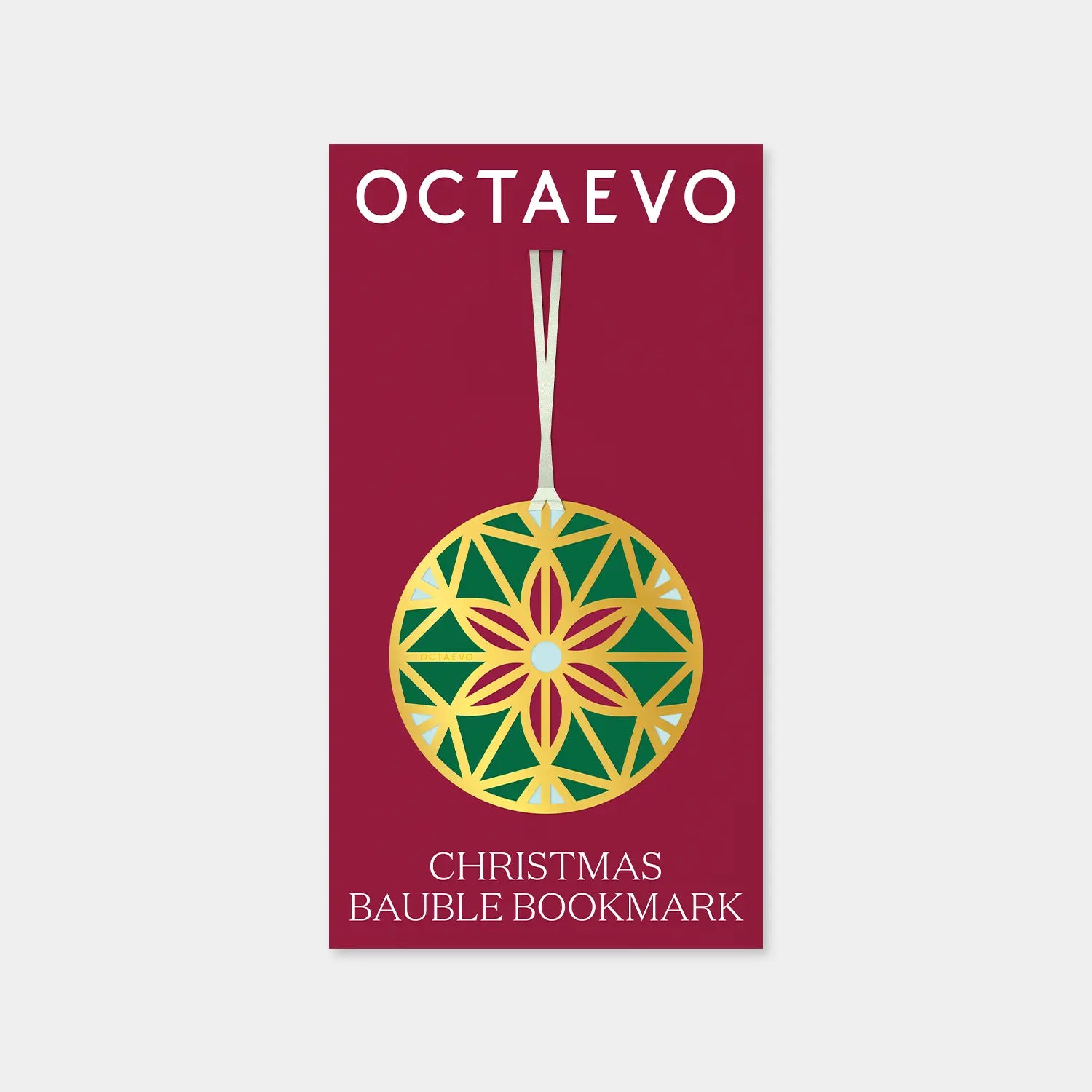 OCTAEVO Bookmark - Christmas Bauble 1