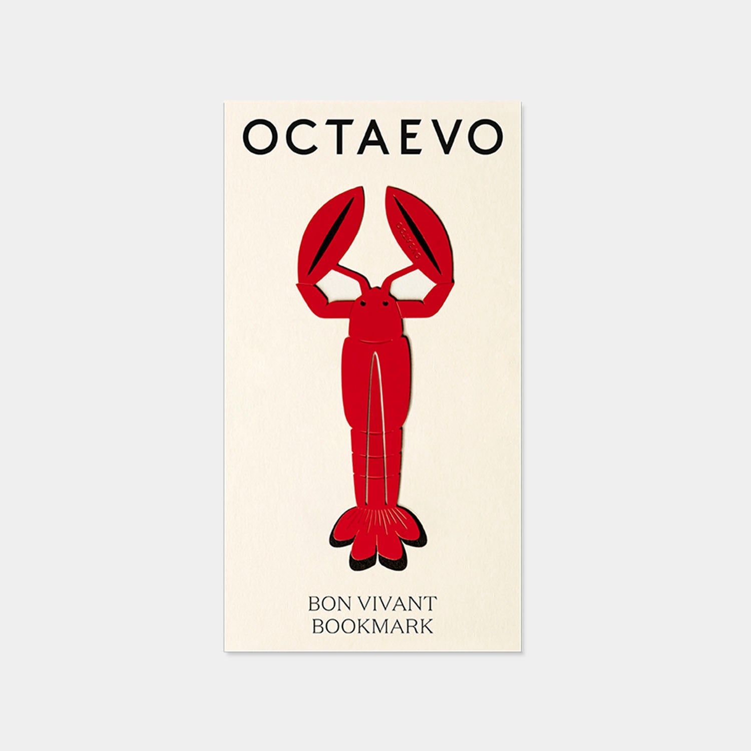 Bookmark Bon Vivant in red by OCTAEVO