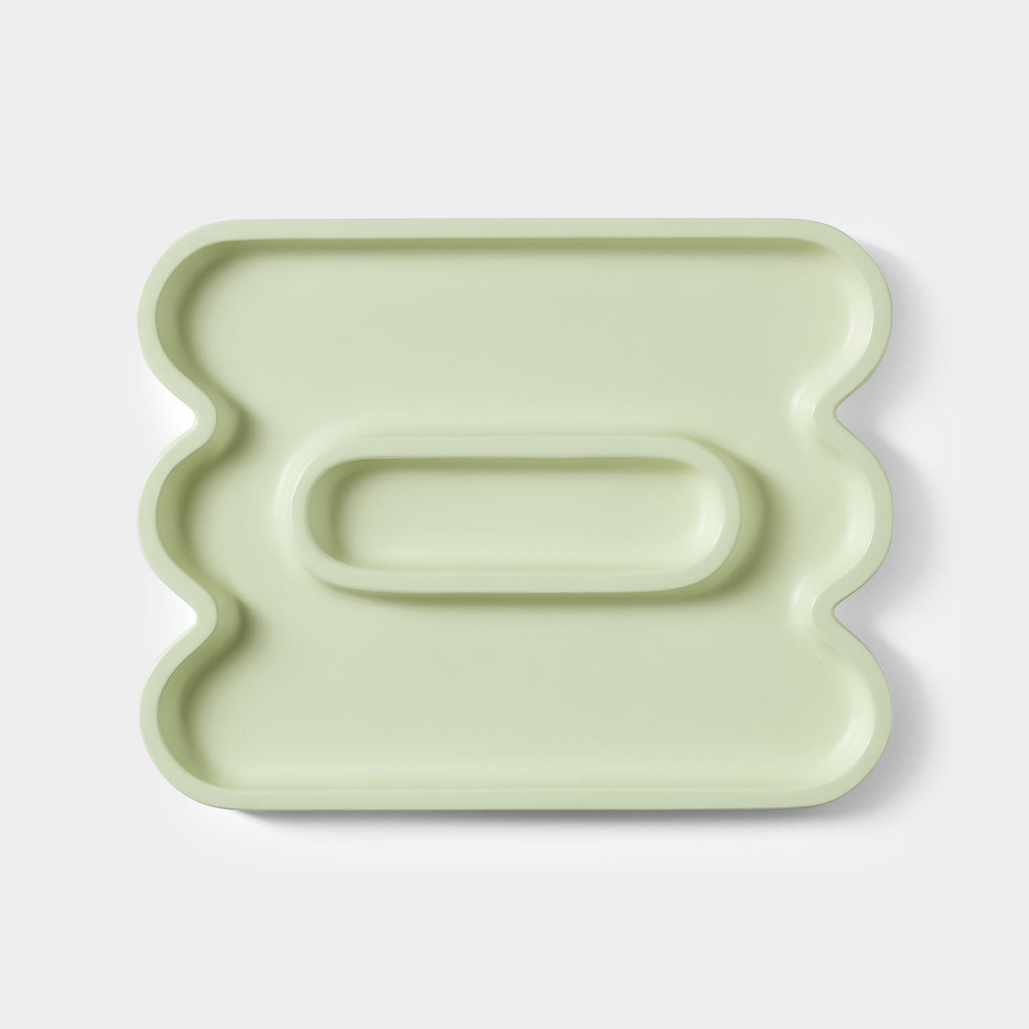 Templo Catchall Wave in light mint by OCTAEVO