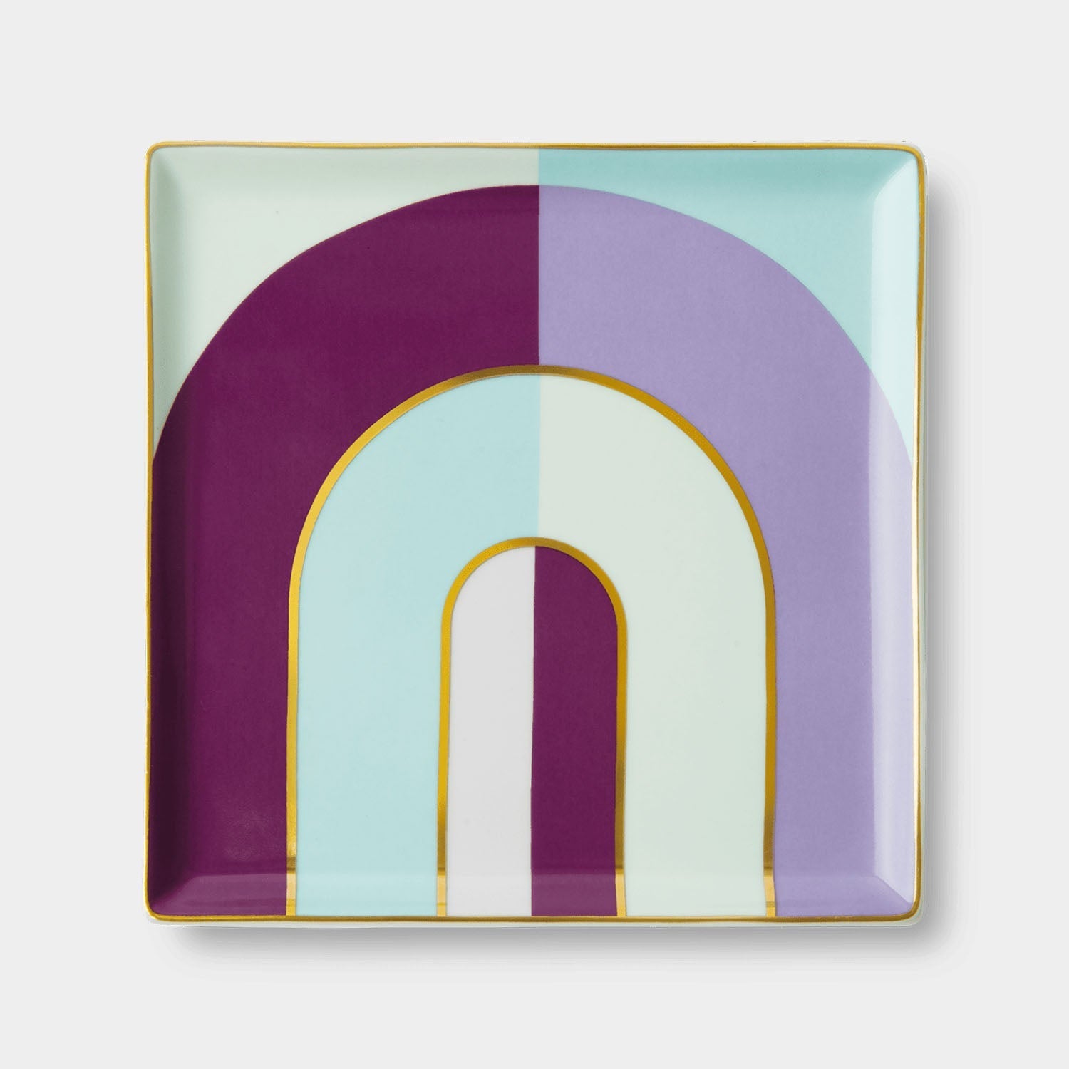 Ceramic Tray Riviera Arch in purple by OCTAEVO