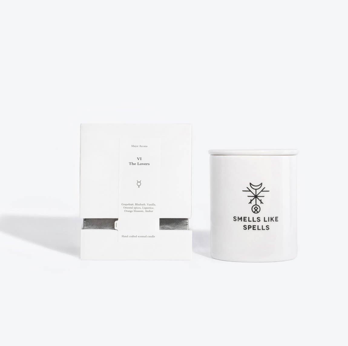 Tarot - The Lovers | Scented Soy Candle in a Porcelain Jar
