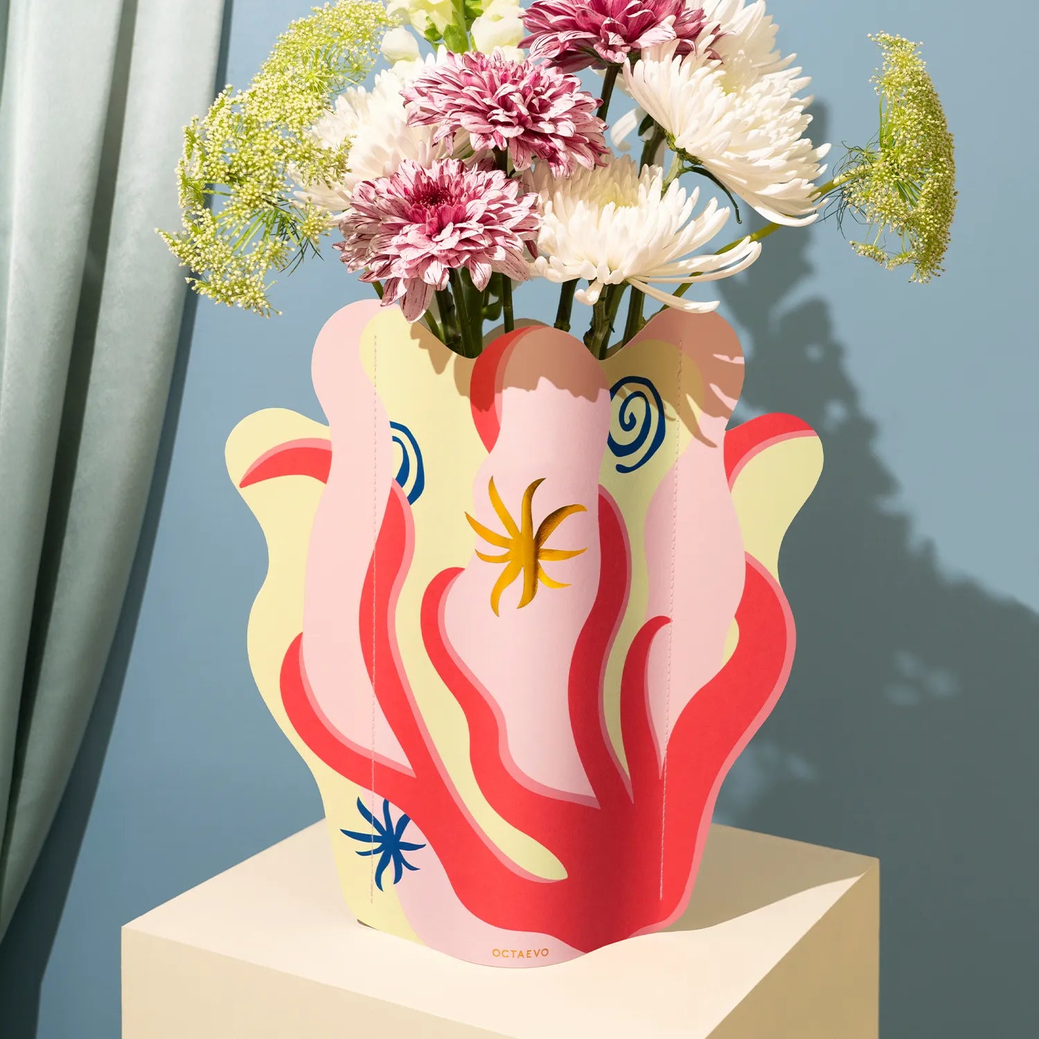 Octaevo Paper Vase Amalfi Red