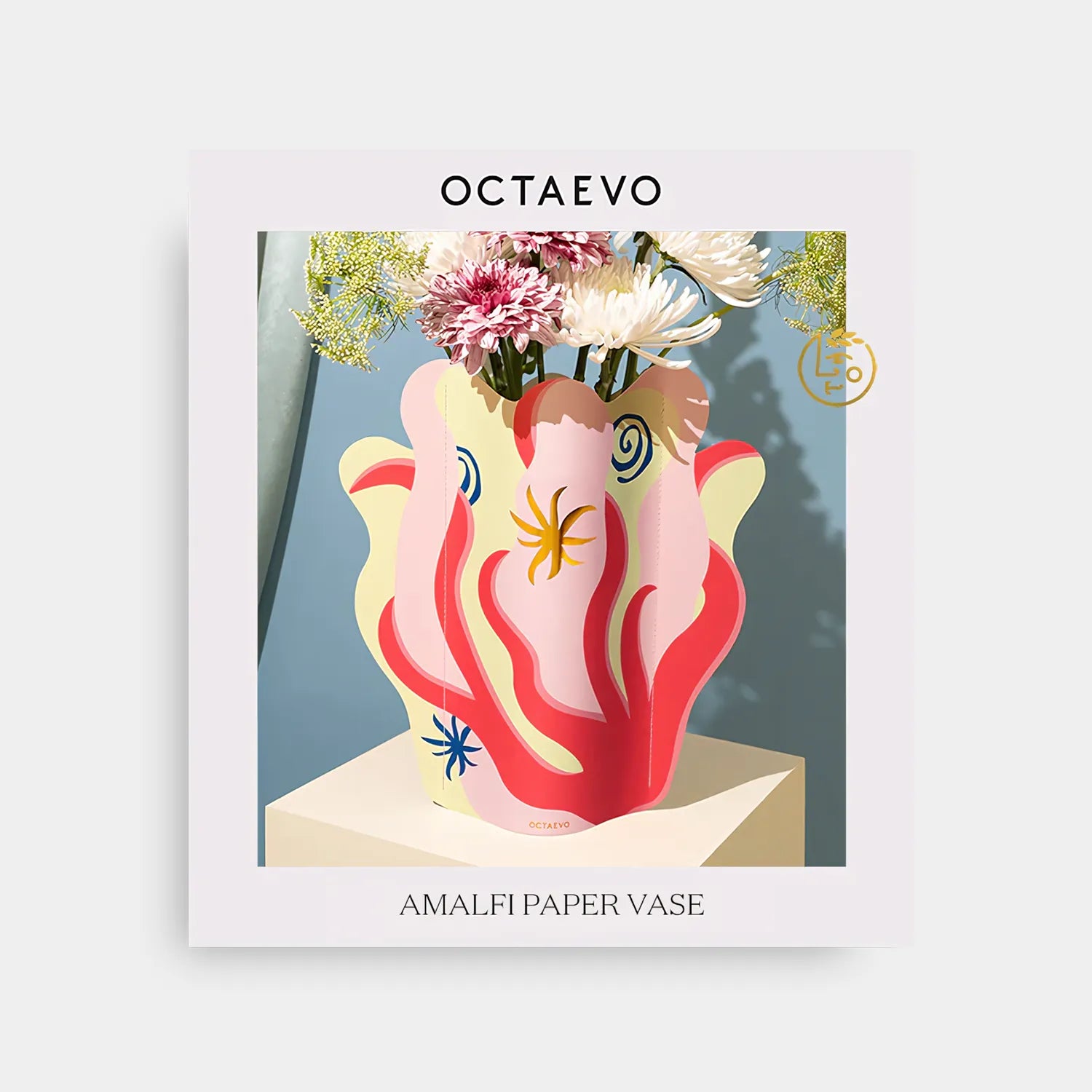 Octaevo Paper Vase Amalfi Red
