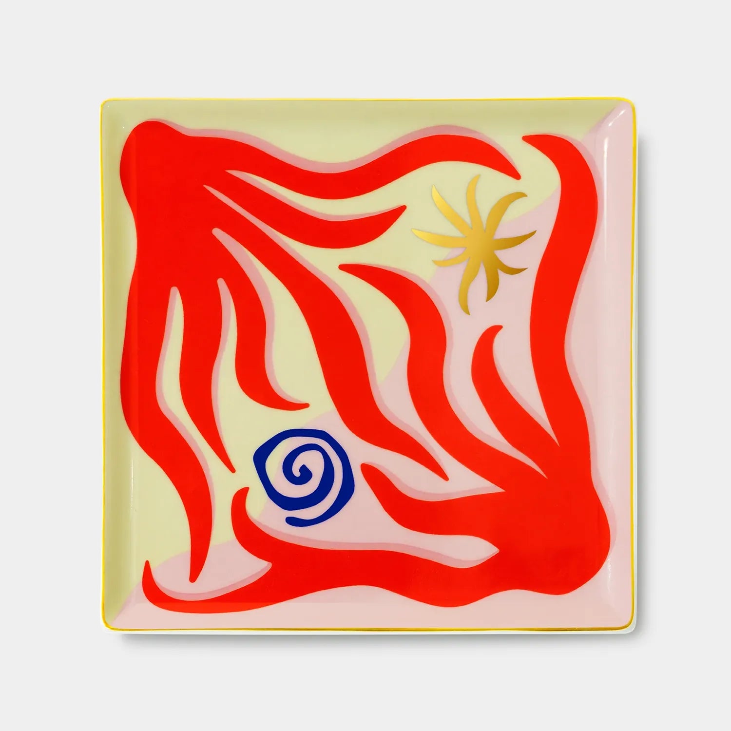 Octaevo Amalfi Ceramic Tray Red
