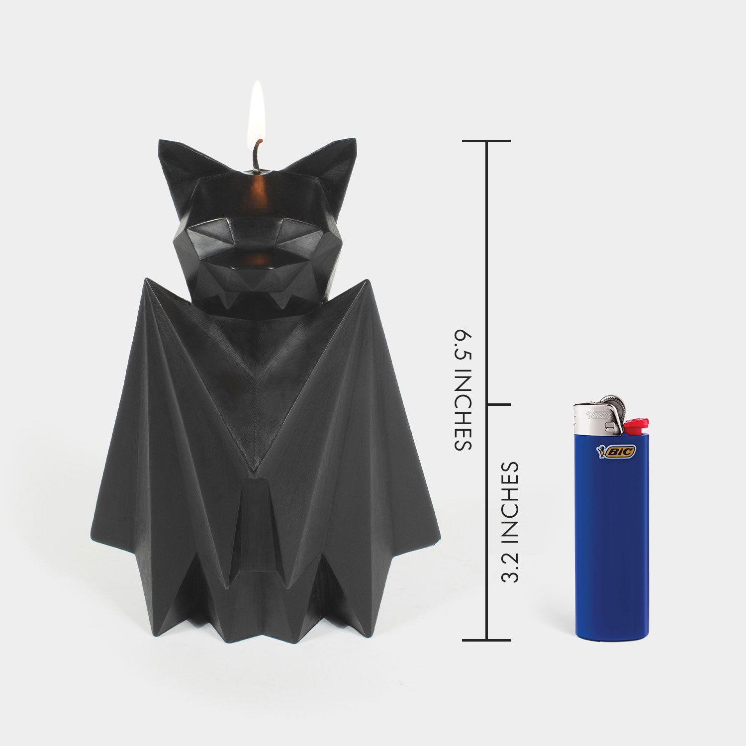 PyroPet Blaka Bat Candle - Black