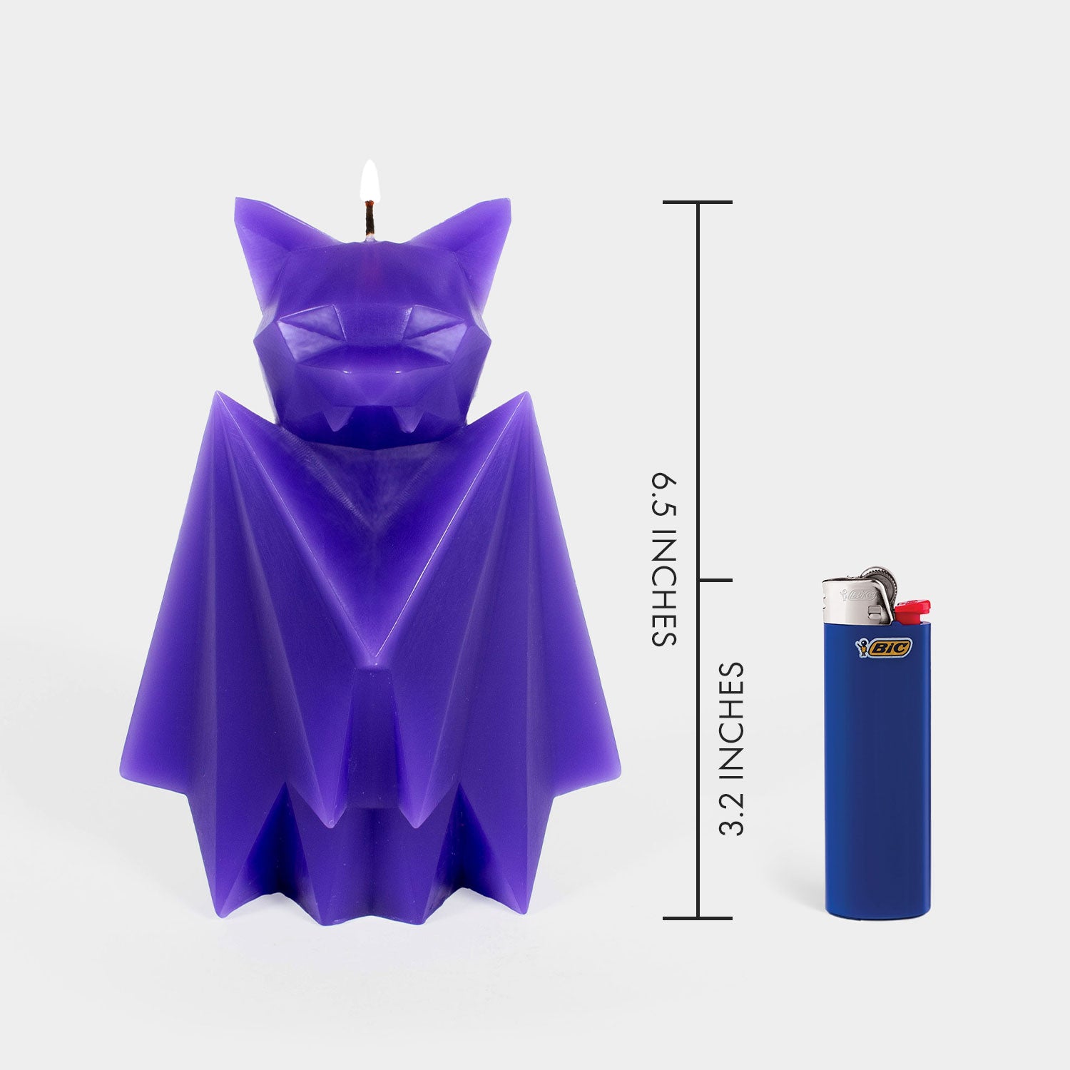 PyroPet Blaka Bat Candle - Purple