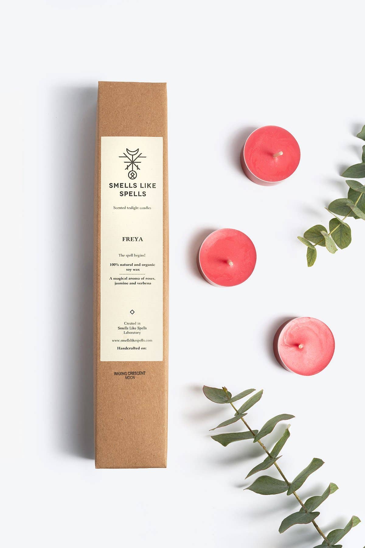 Aromatherapy Tealight Candle · Norse God Freya · Love Spell