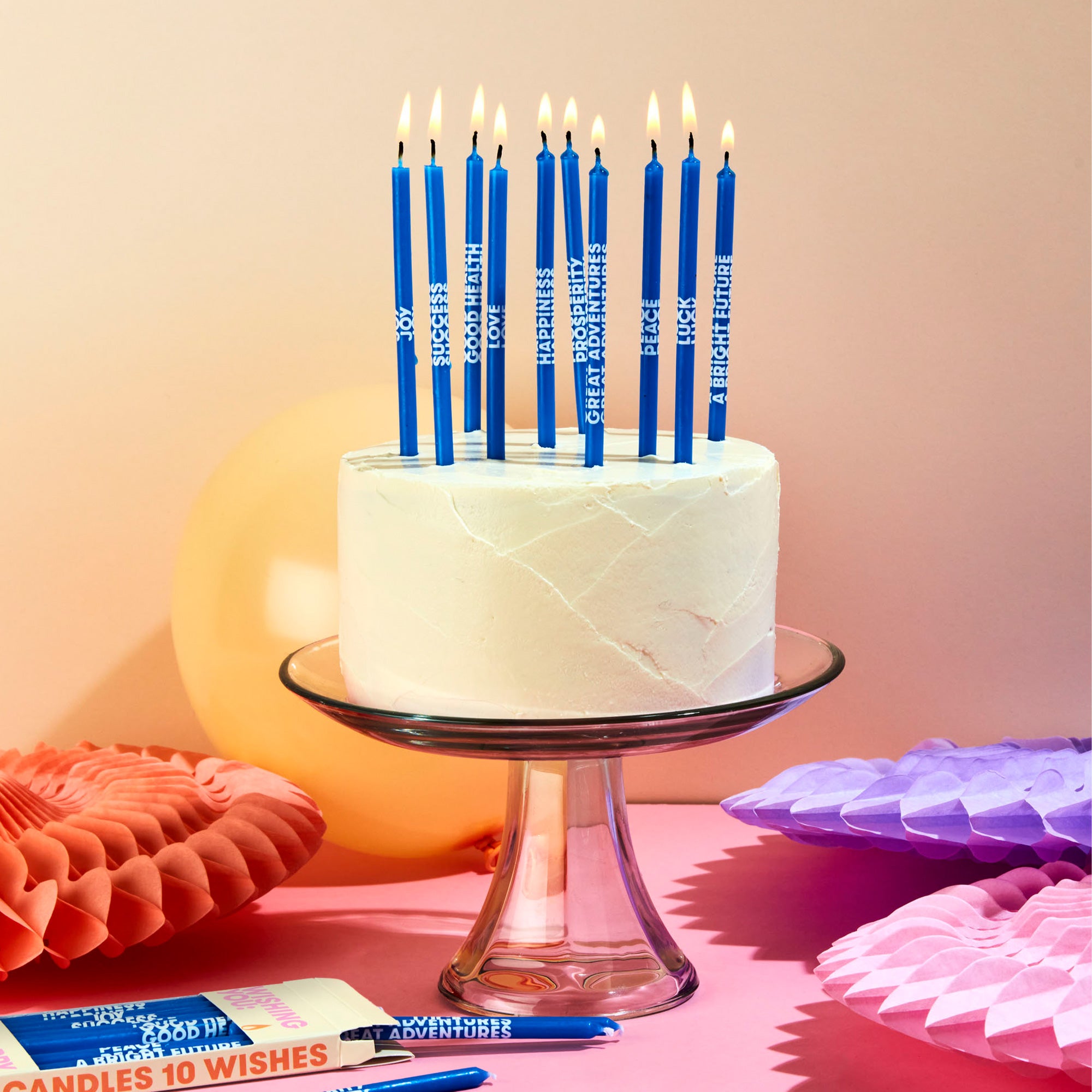 Wishing You: Birthday Candles - Blue
