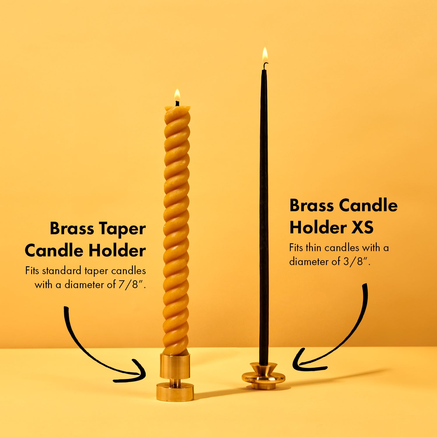 Brass Candle Holder XS