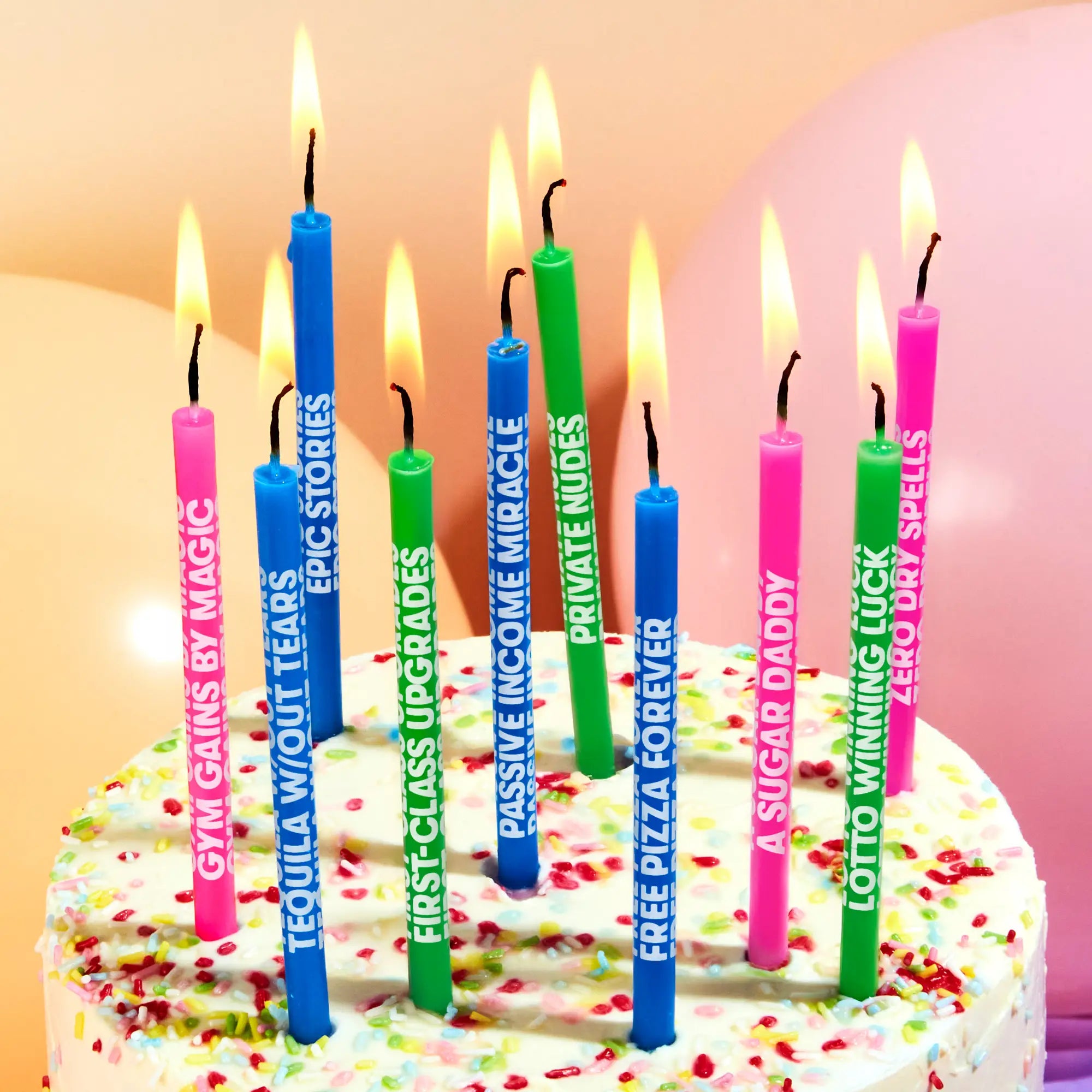 Wishing You: Birthday Candles - Cheeky
