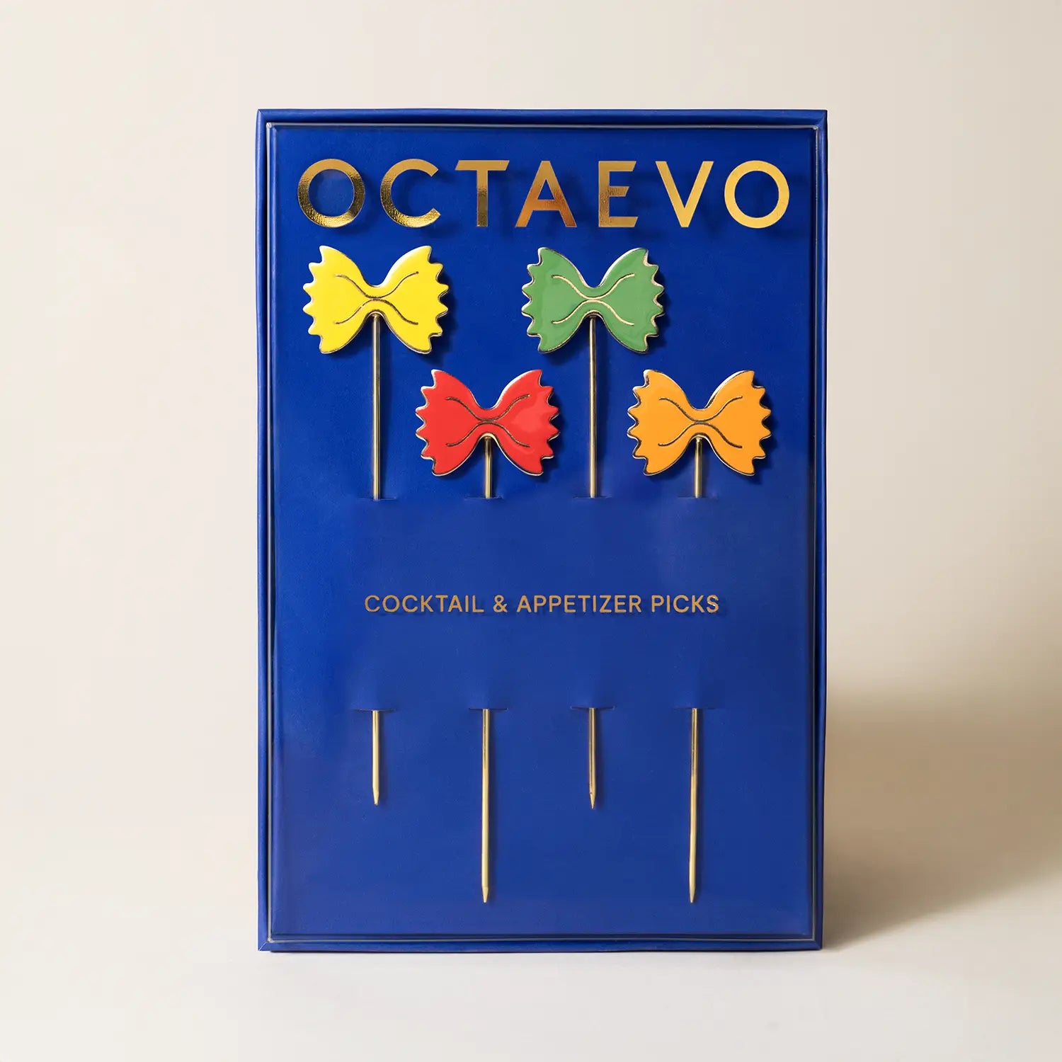 Octaevo Cocktail Picks - Pasta Party (Set of 4)