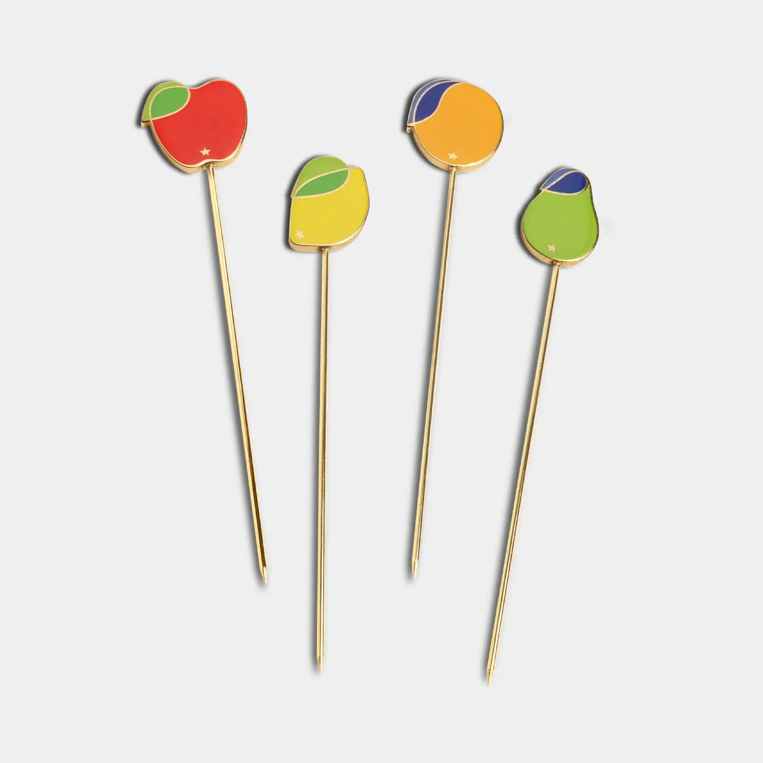 Octaevo Cocktail Picks - Tutti Frutti (Set of 4)