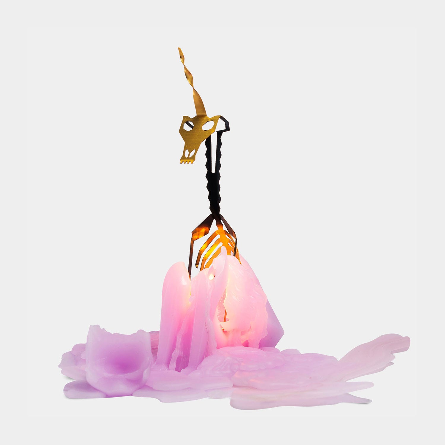 PyroPet Einar Unicorn Candle - Lilac