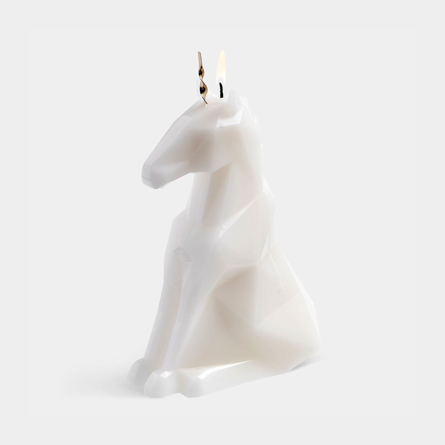 PyroPet Einar Unicorn Candle - White (Scented)