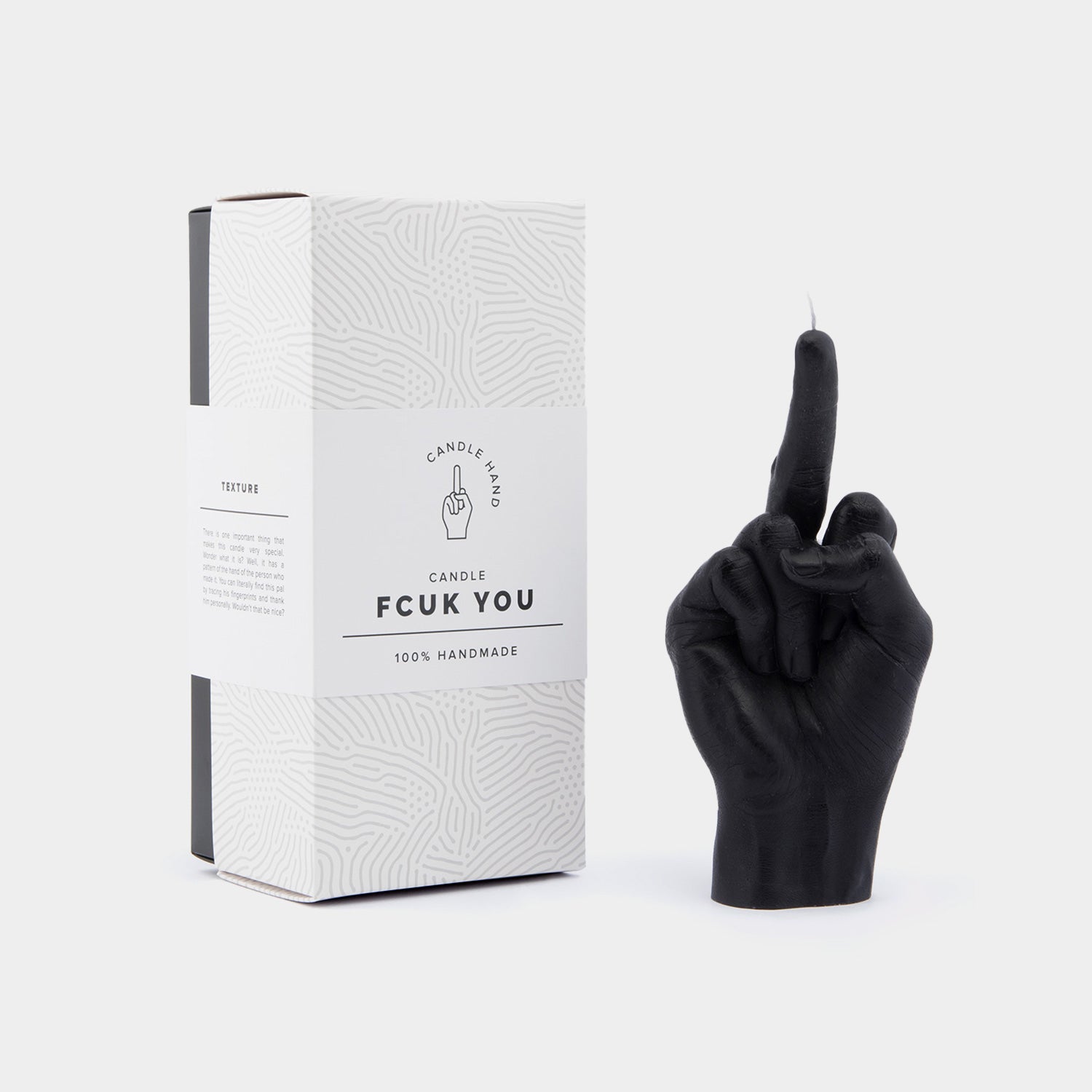 CandleHand "F*ck You" Candle - Black