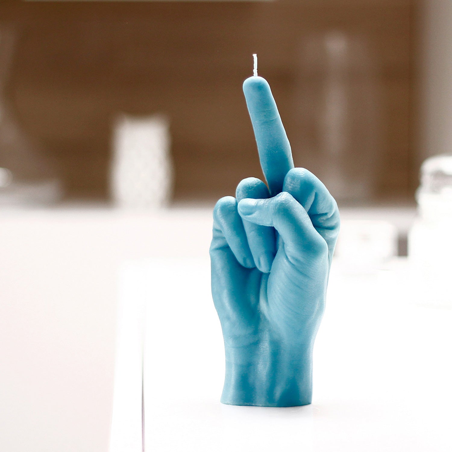 CandleHand "F*ck You" Candle - Blue