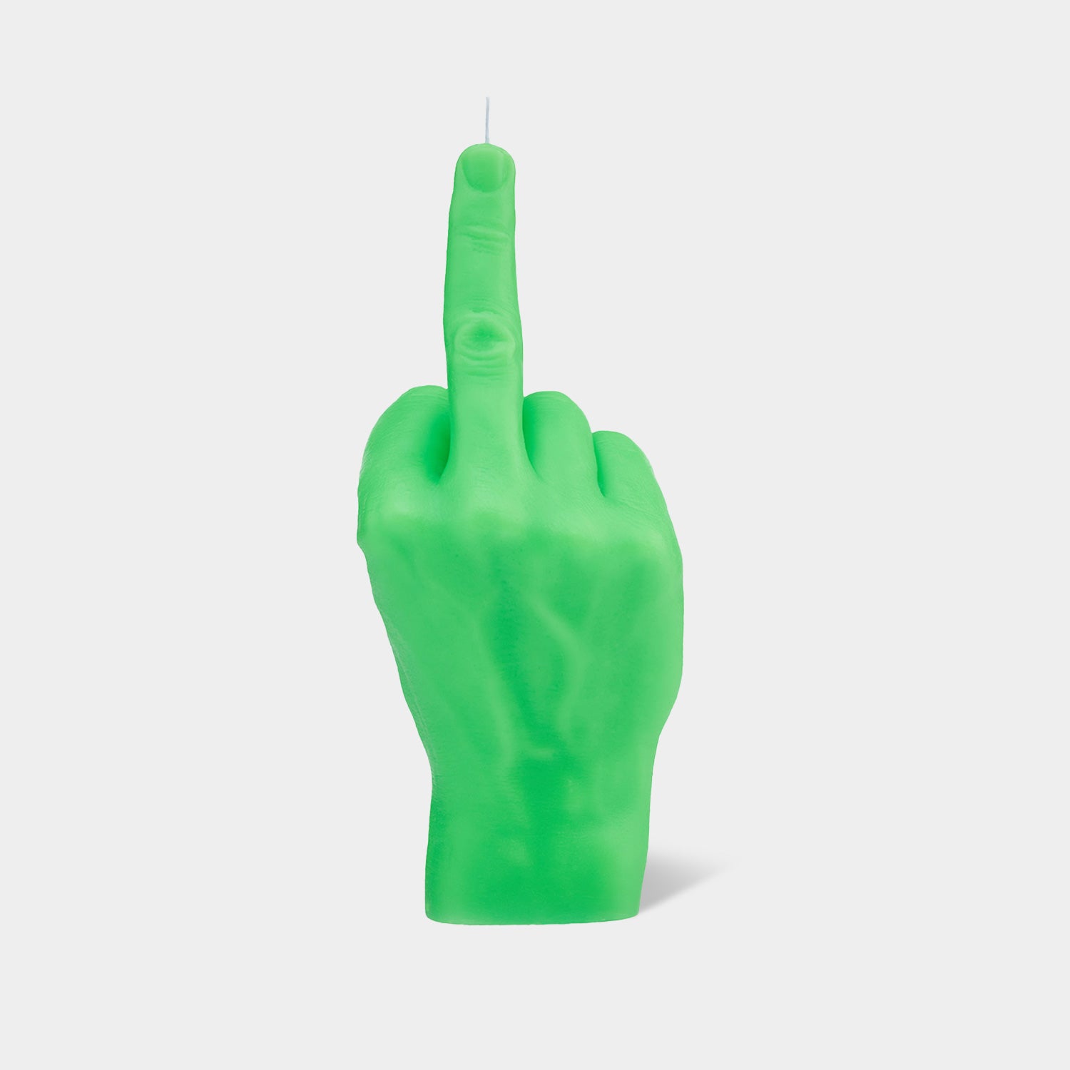 CandleHand "Fcuk You" Candle - Neon Green