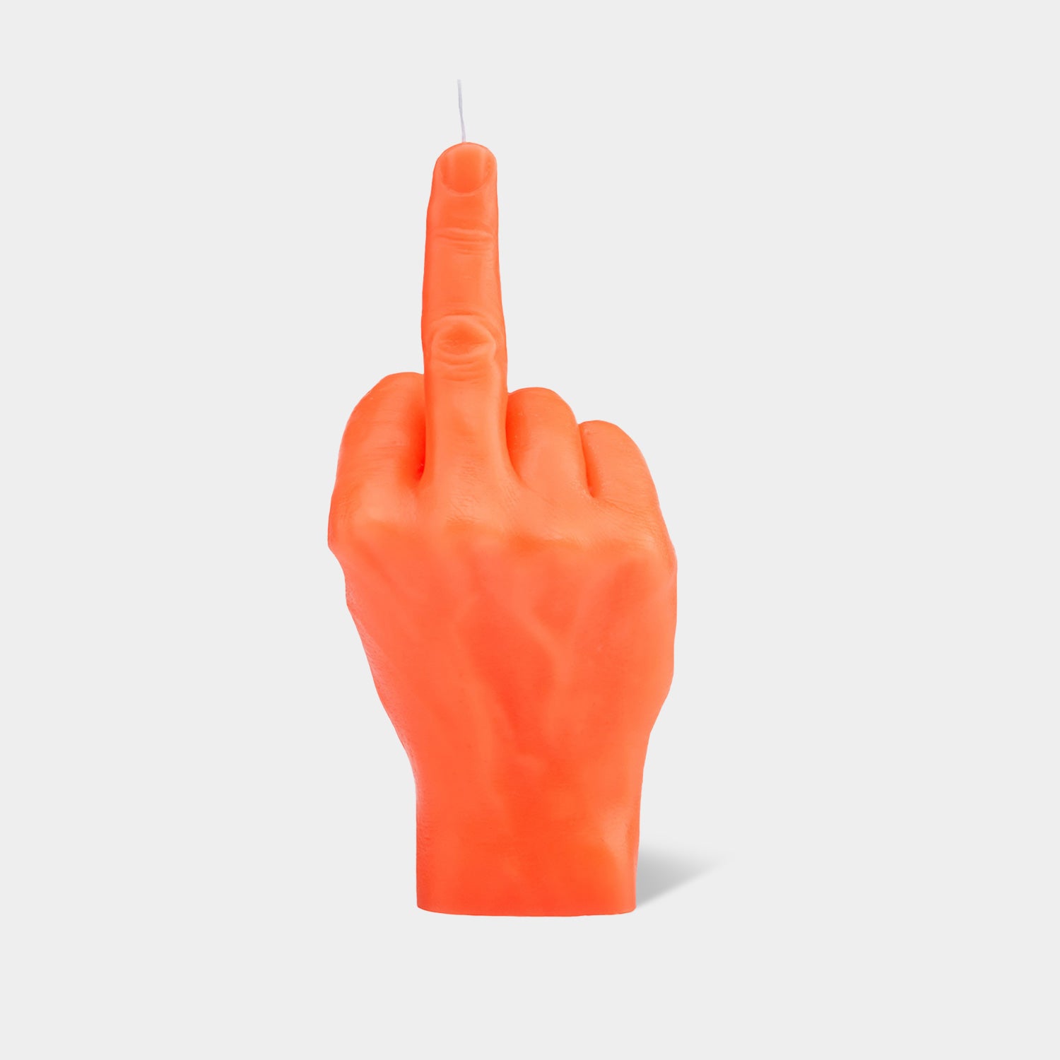 CandleHand "F*ck You" Candle - Neon Orange