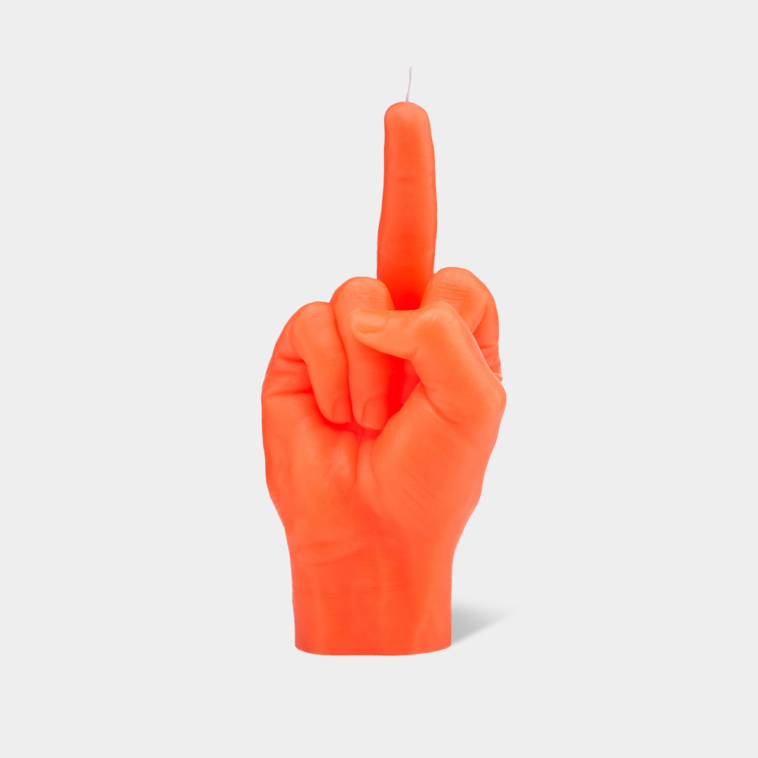 CandleHand "F*ck You" Candle - Neon Orange