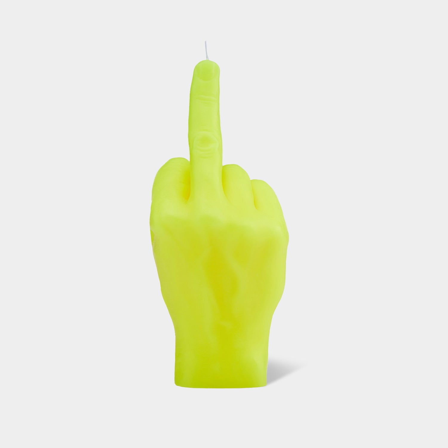 CandleHand "Fcuk You" Candle - Neon Yellow