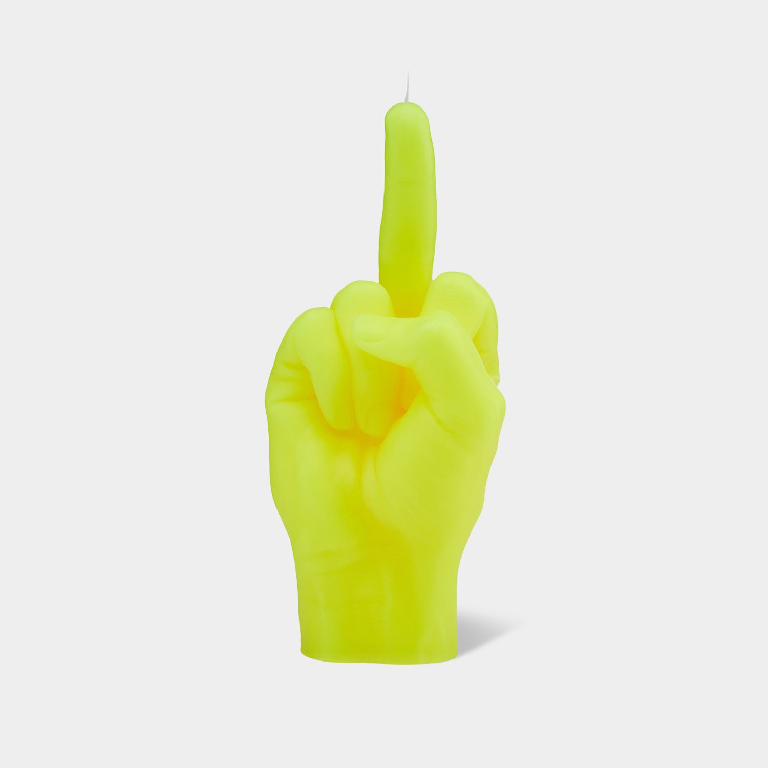 CandleHand "Fcuk You" Candle - Neon Yellow