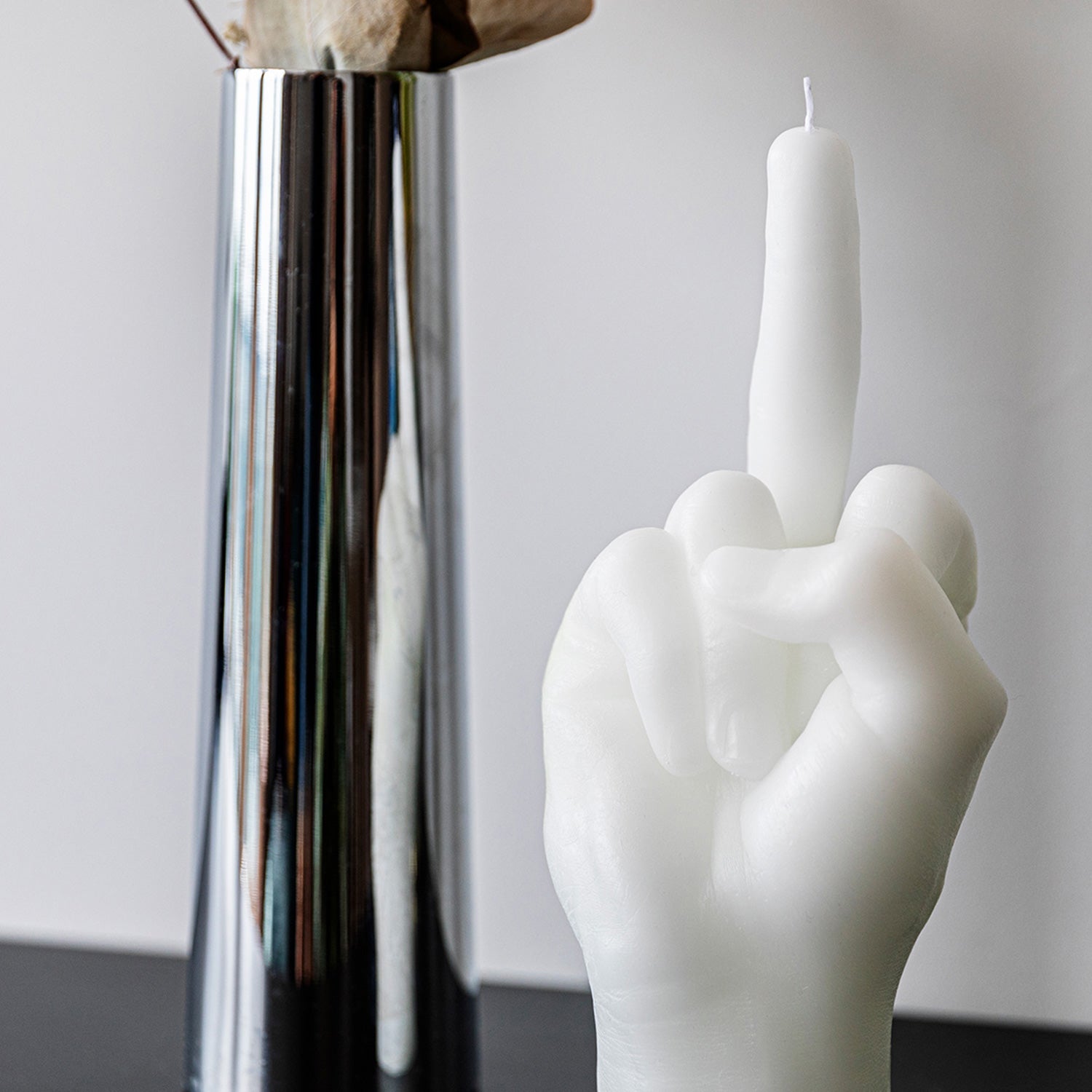 CandleHand "F*ck You" Candle - White