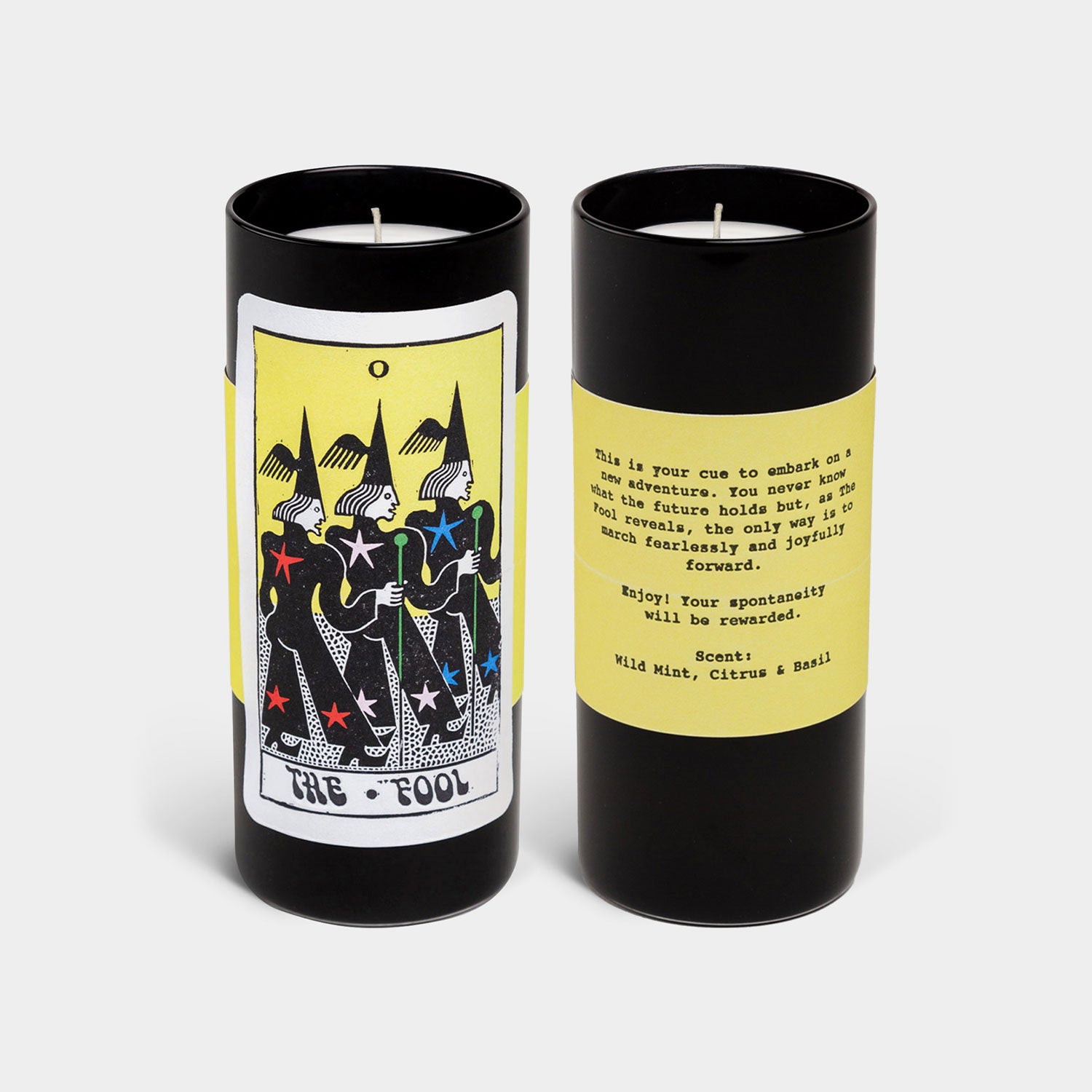 Tarot Candle The Fool + "Witch Sticks" Candle Matches