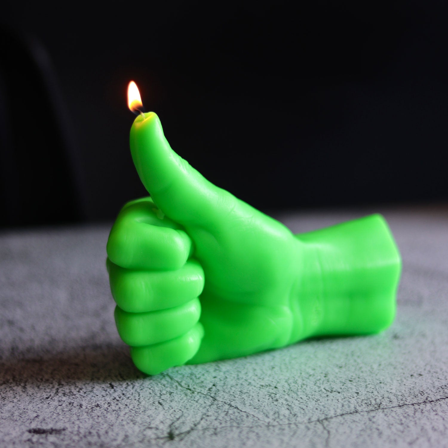 CandleHand "Thumbs Up" Neon Green