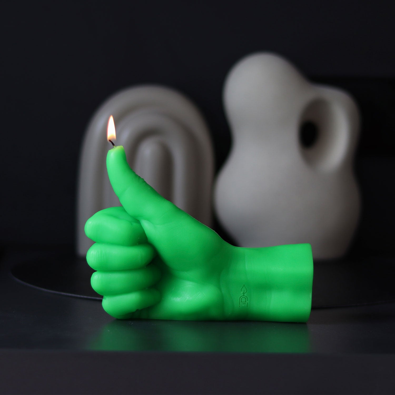 CandleHand "Thumbs Up" Neon Green